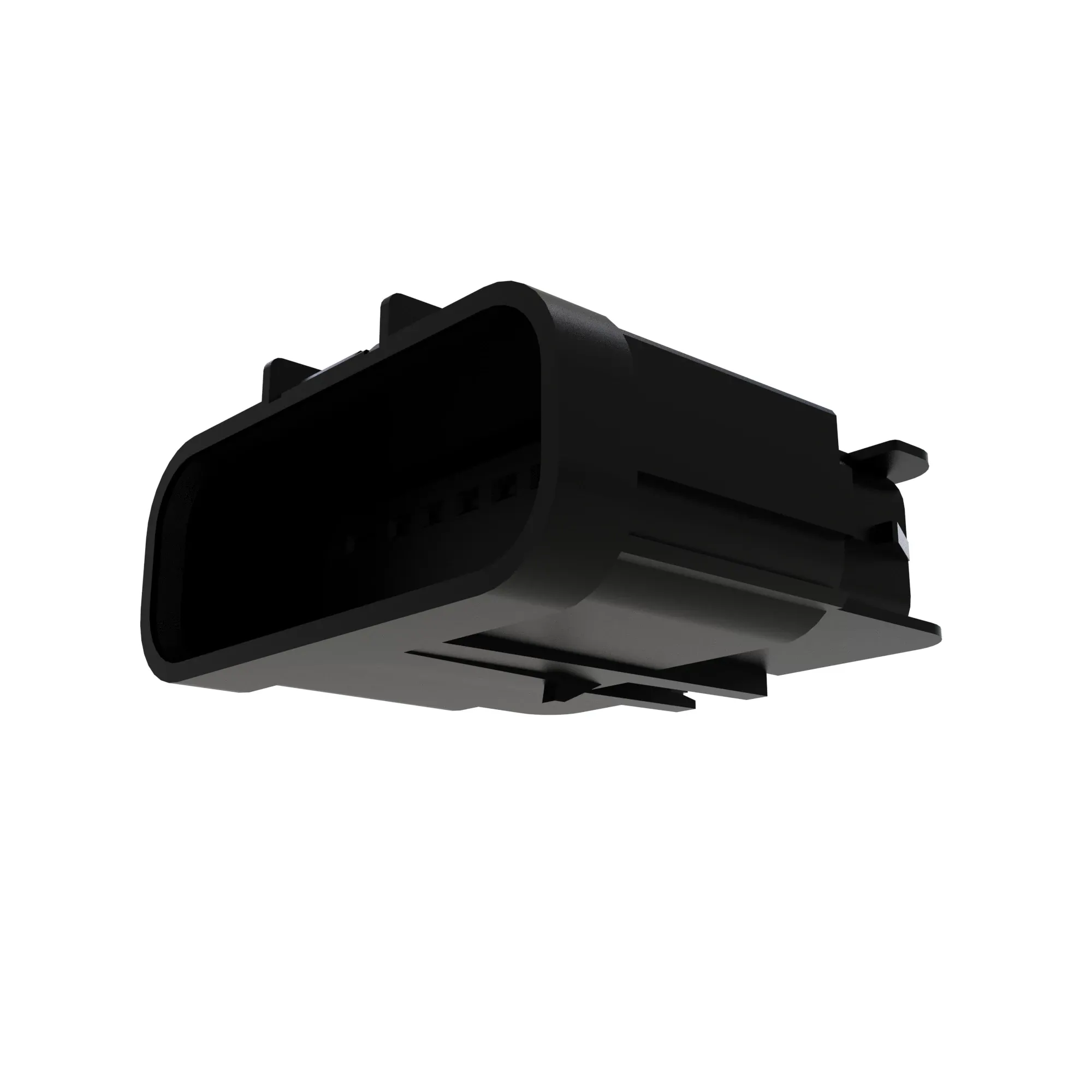 John Deere Black Internal Electrical Connector Housing, 16 Cavities - 57M8281