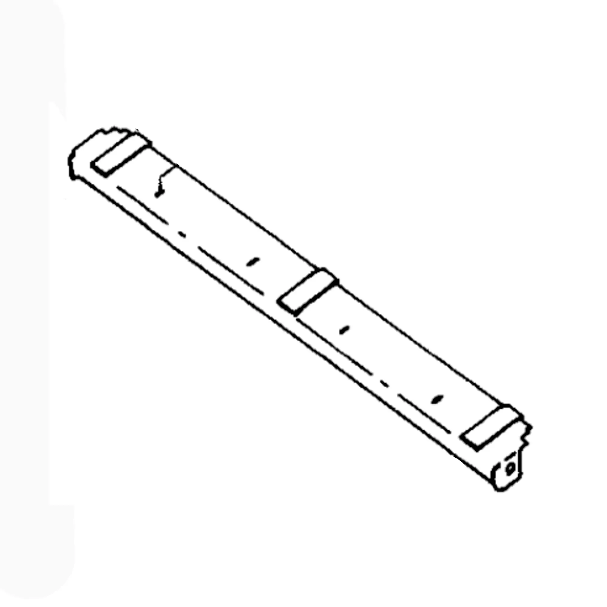 John Deere Feeder House Strip Wear Angle - H145462