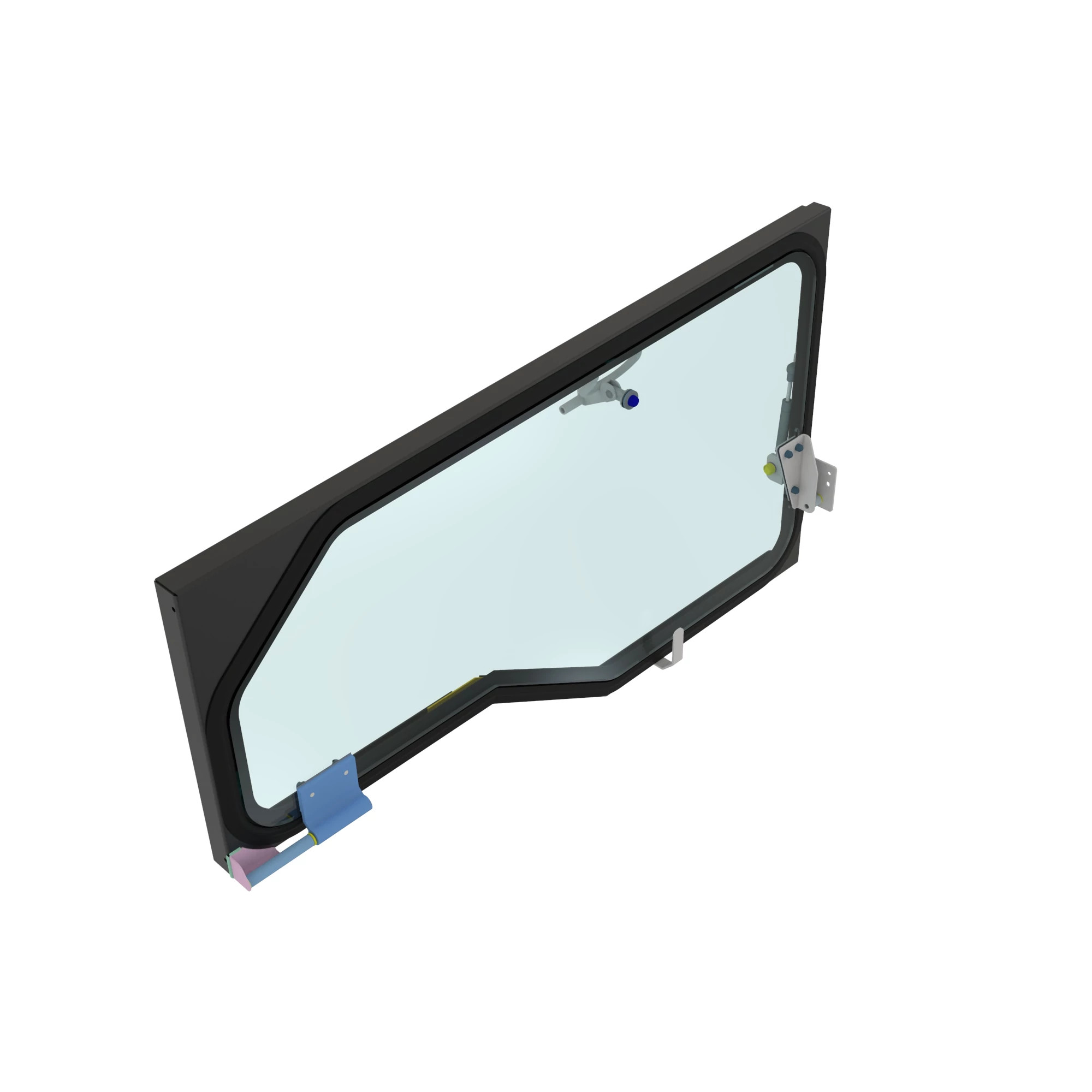 WINDOW, RH FRAME AND WINDOW OPENAB