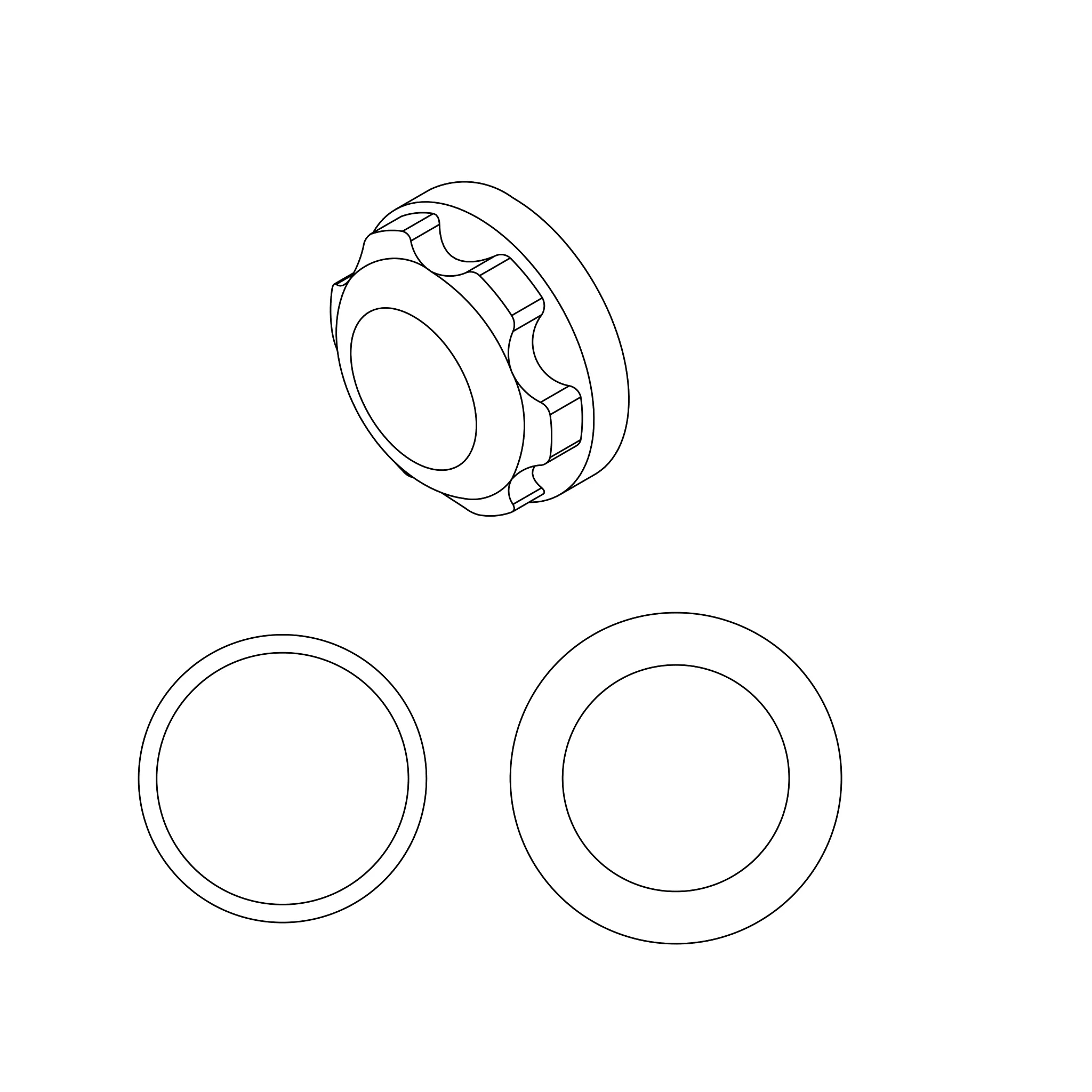 John Deere Solenoid Coil Nut Kit - AT450460