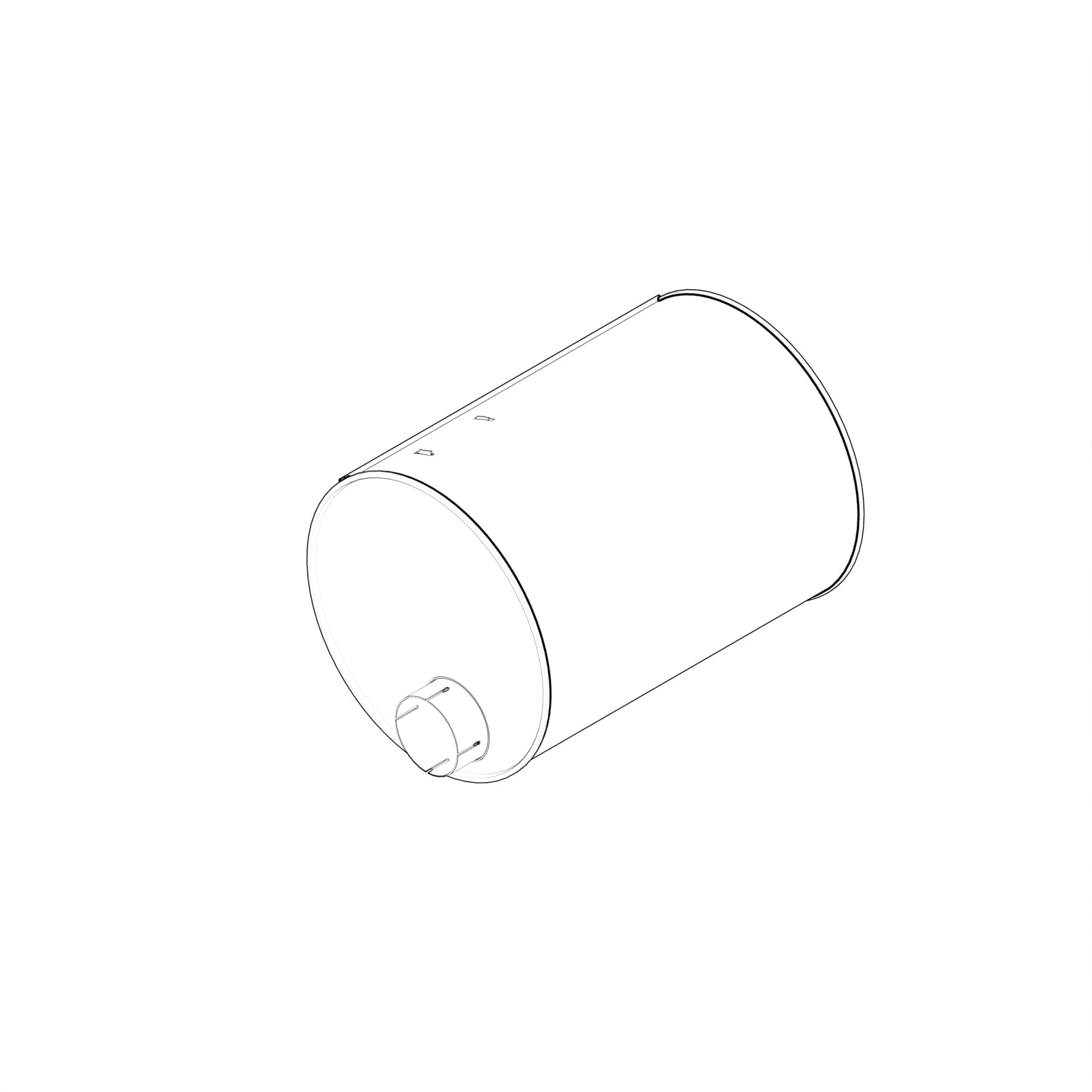 MUFFLER,1270-1470-1910IT4 TIER3