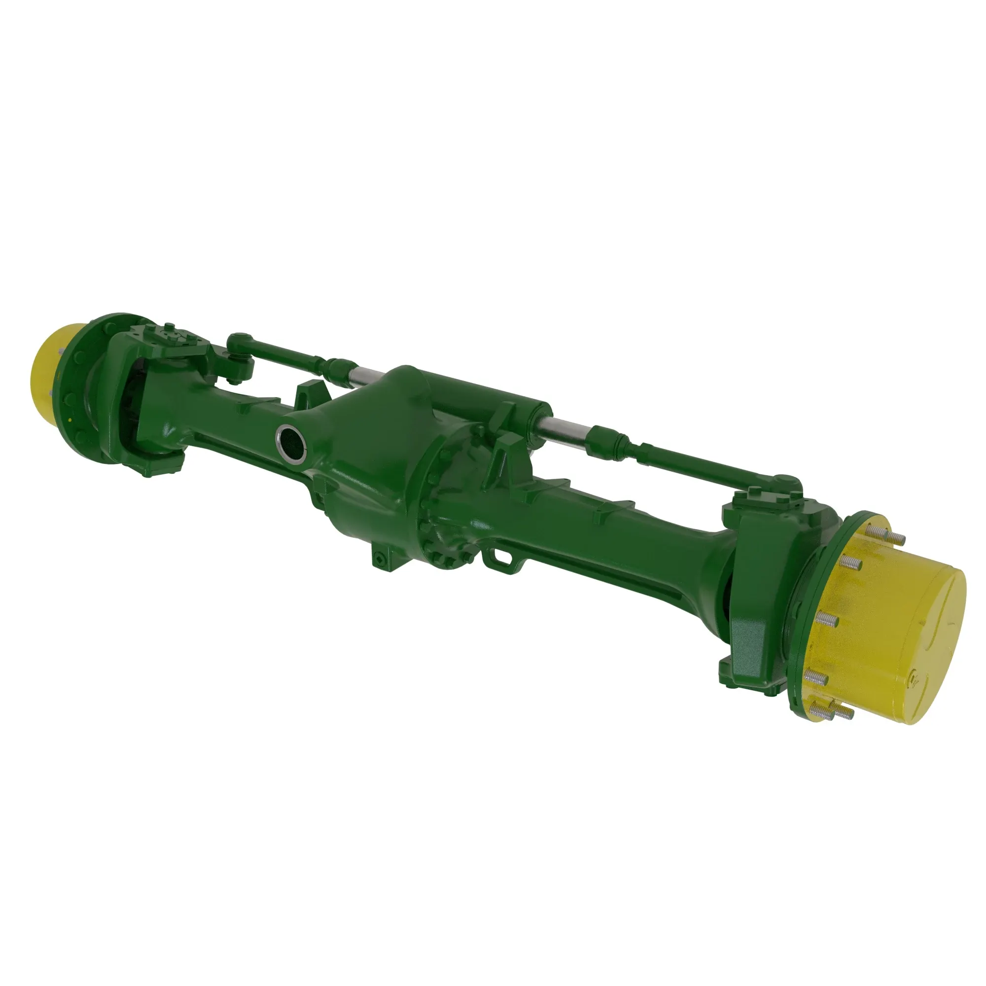 MFWD I=13.160 (DANA 10234951), M60HD, King Pin=8, Caster=12, Camber=1, M18 steering cylinder ports