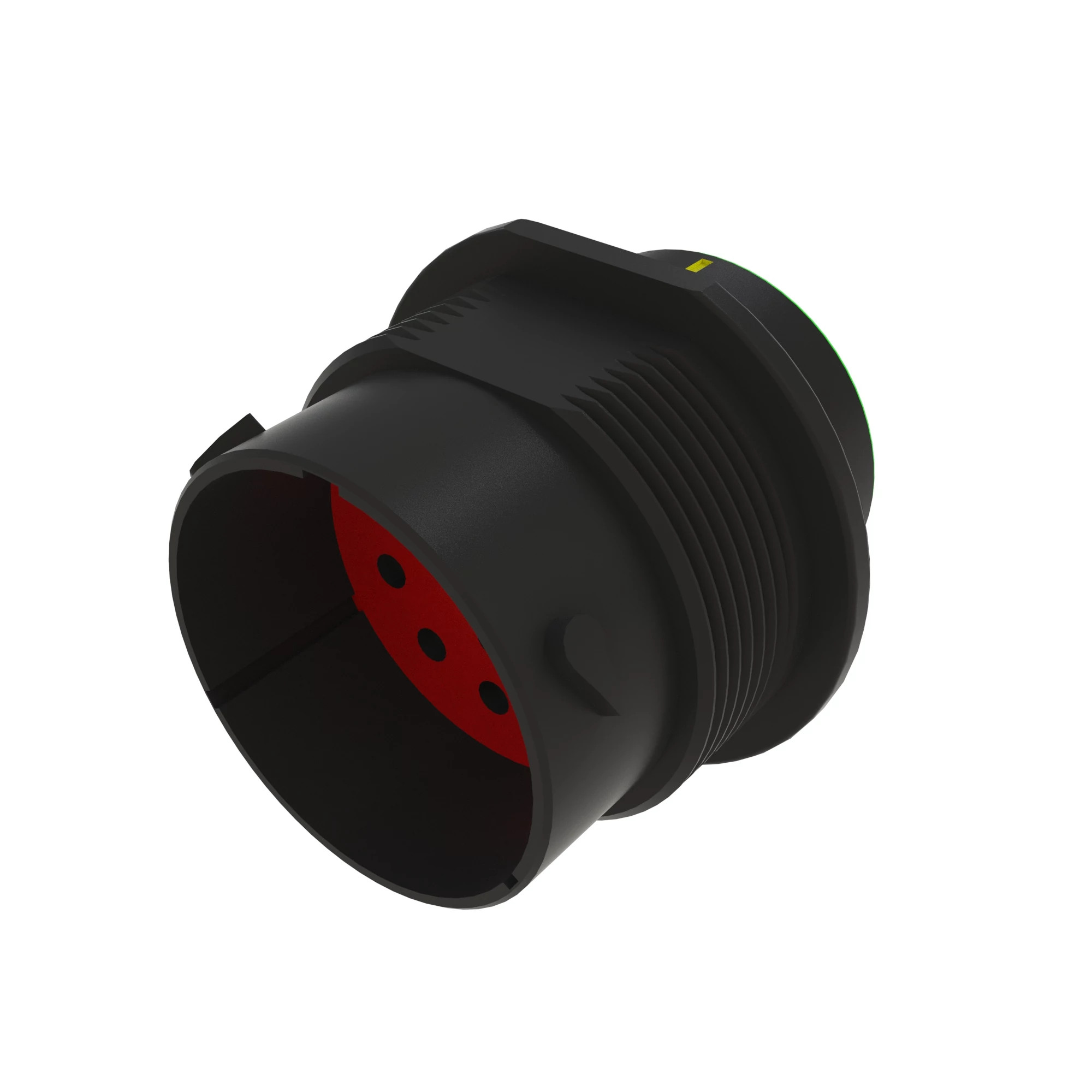 CONN DEUTSCH HDP20 14W FS BLK PLSTC