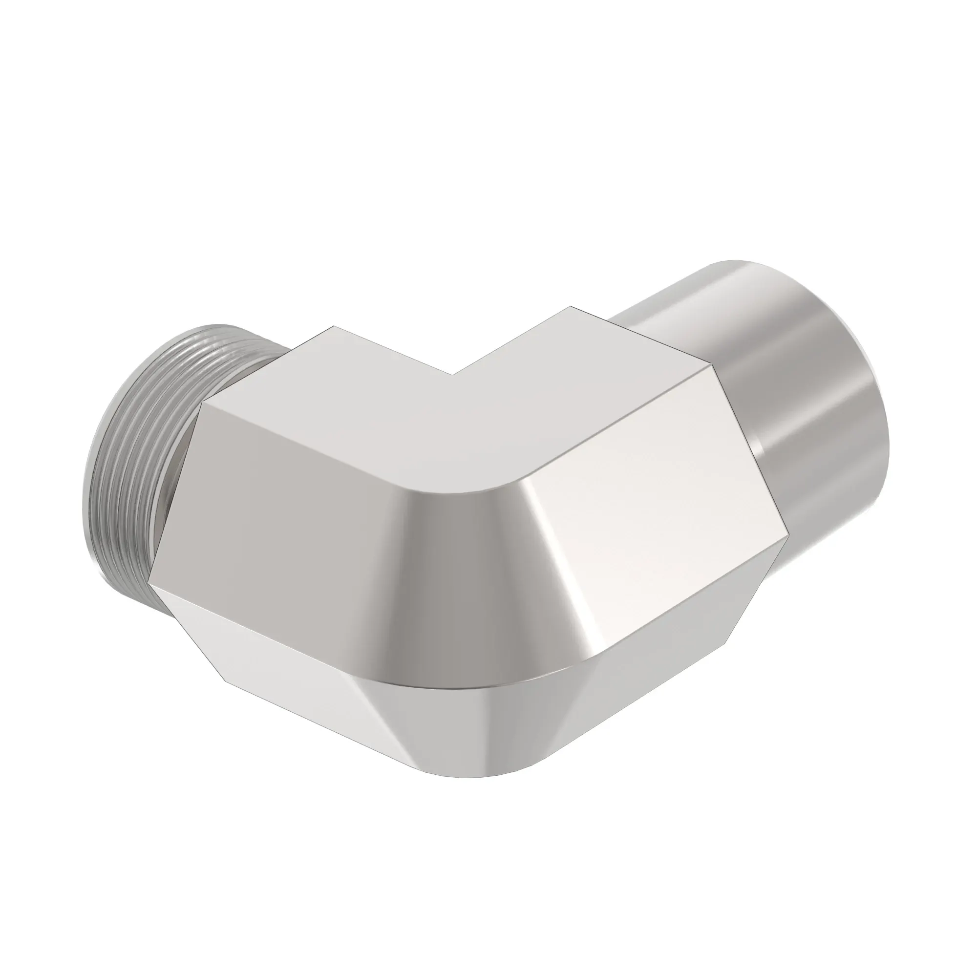 ELBOW FITTING, (3/4 ORFS X 1 NPTF)