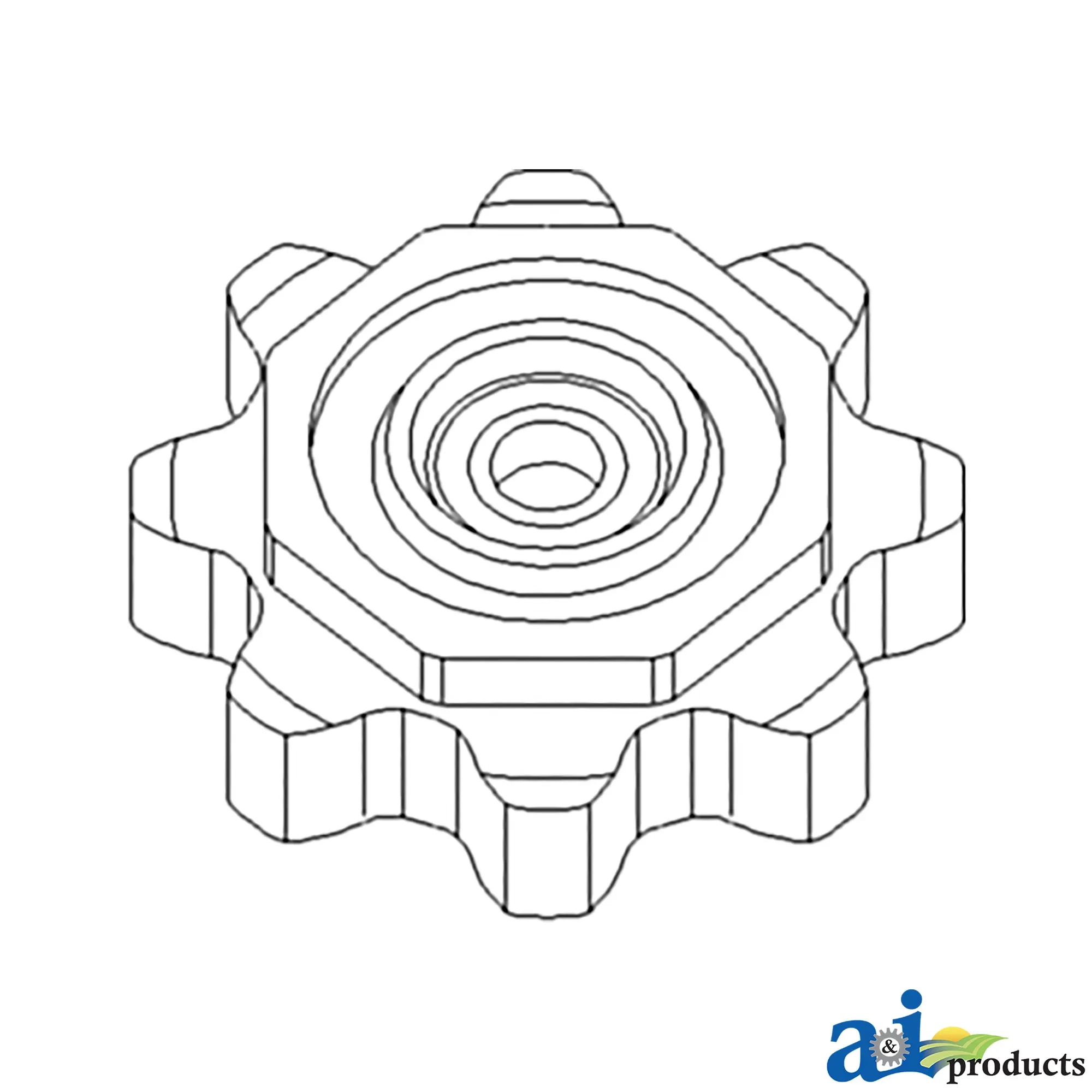A&I Products Lower Idler Sprocket - A-AH231386