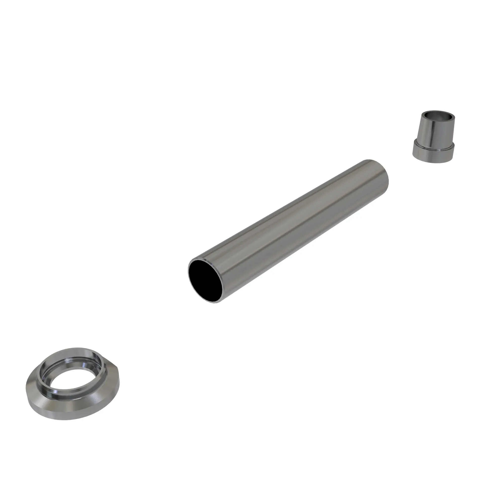 John Deere Stainless Steel Short Spray Pipe Kit - AKK10872