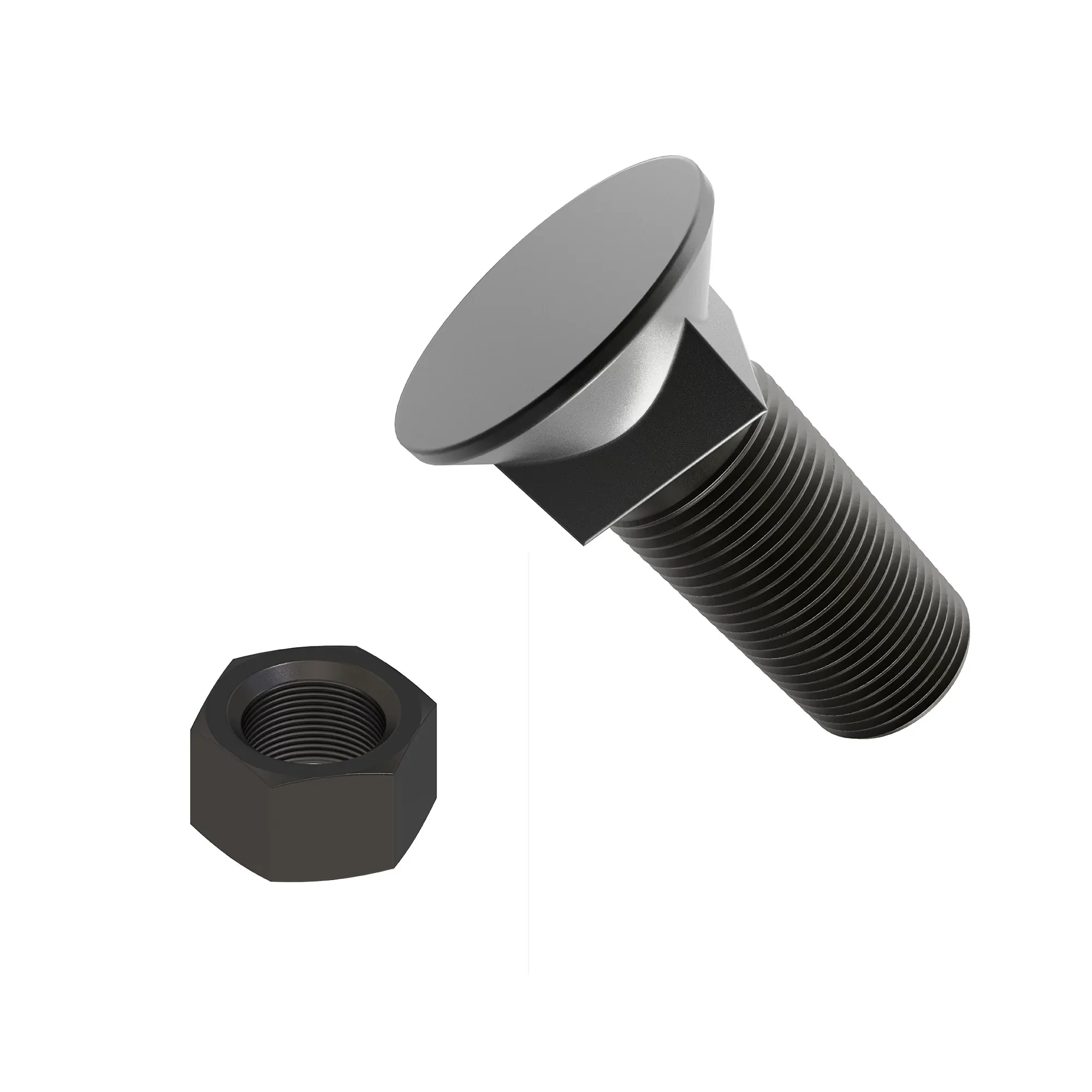 John Deere Plow Bolt and Nut, 3/4" X 2-1/2" - PB750250