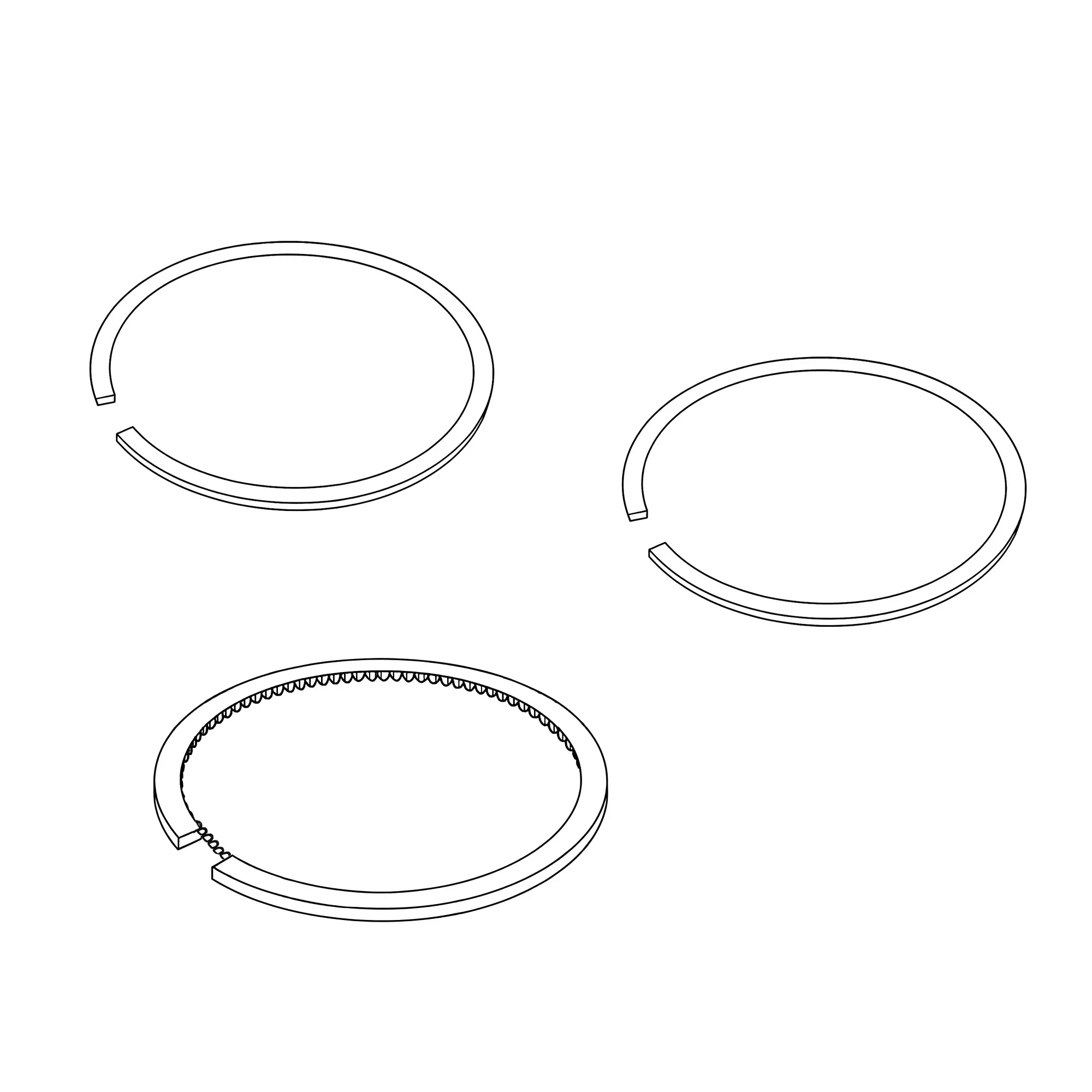 A&I Products Piston Ring Set - A-DD11831