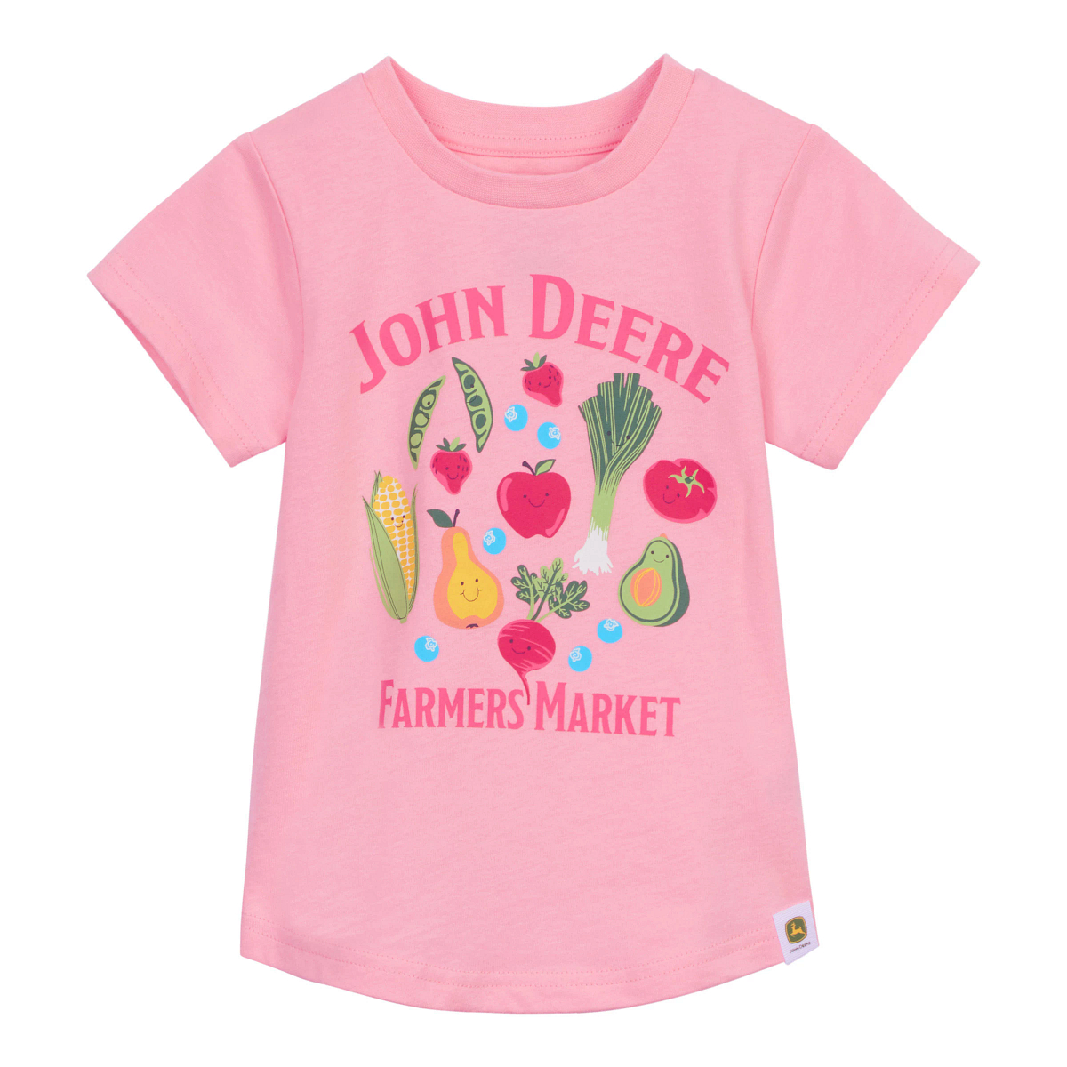 Toddler Pink Farmer's Market T-Shirt and Shorts Outfit Set