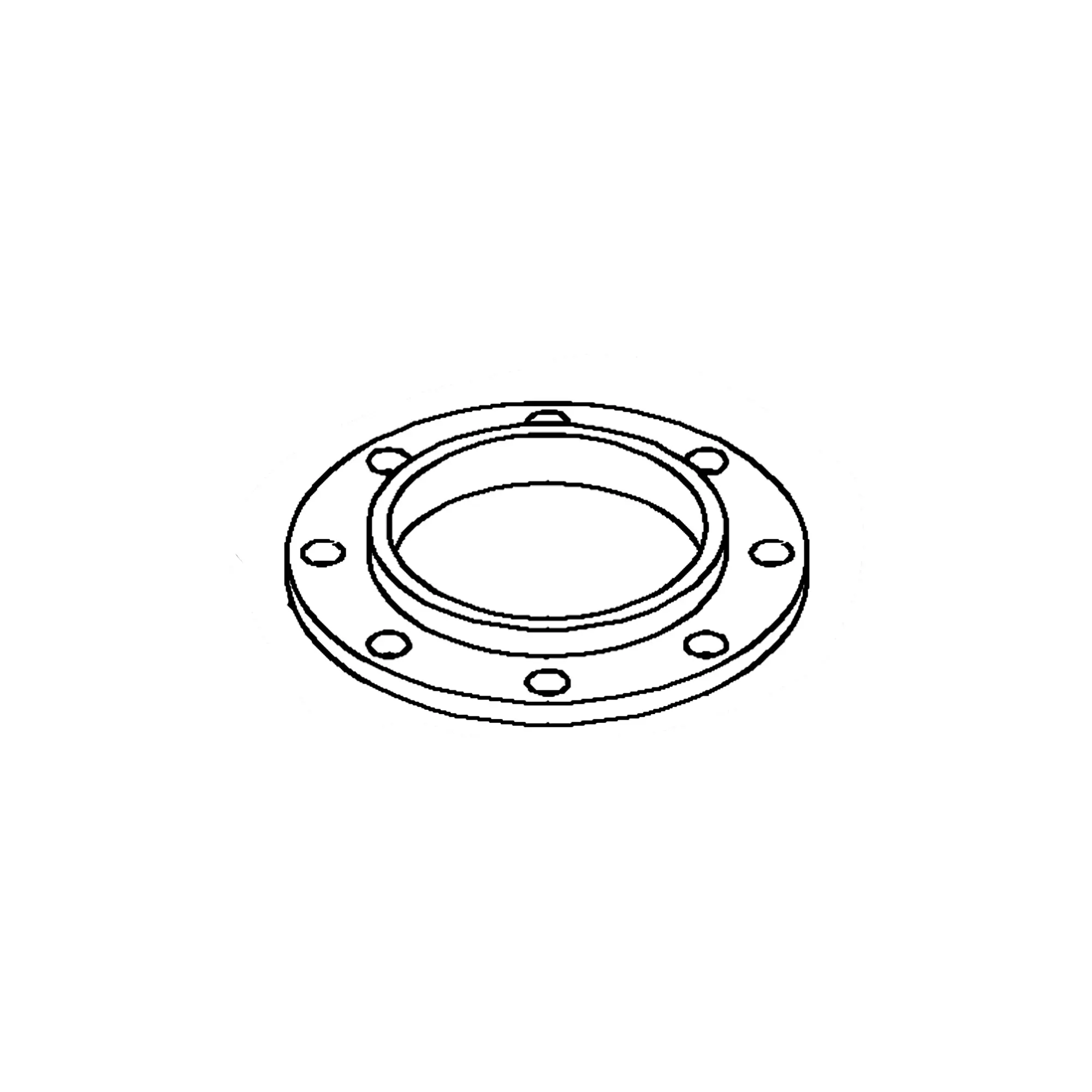 John Deere Exhaust Elbow Flange - R520905