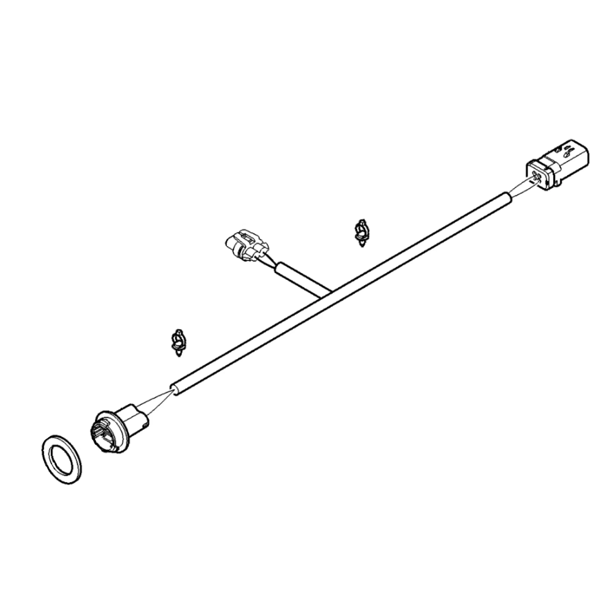 Wiring Harness, Front Warning Light
