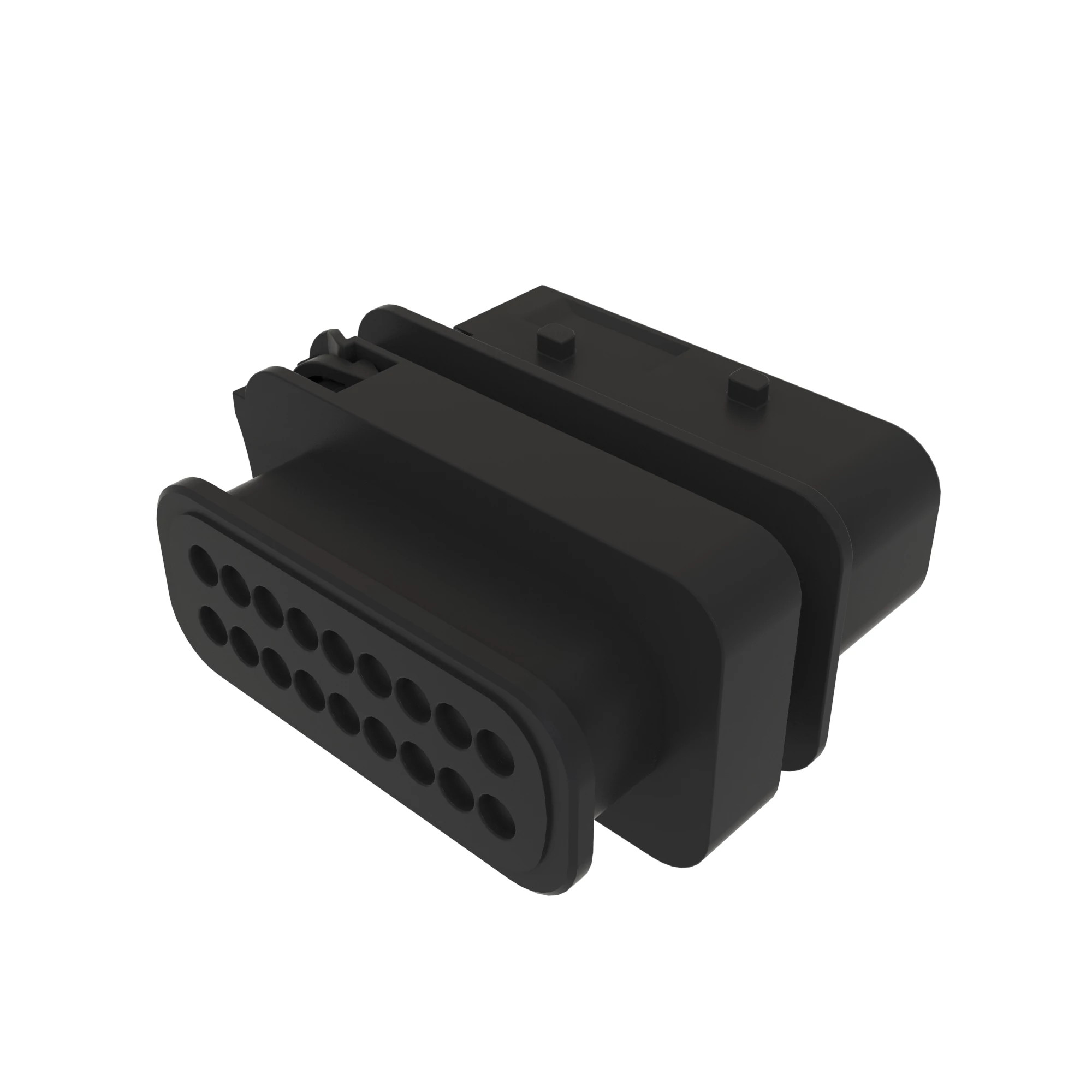 CONN TYCO HDSCS 18W MS BLK PLSTC