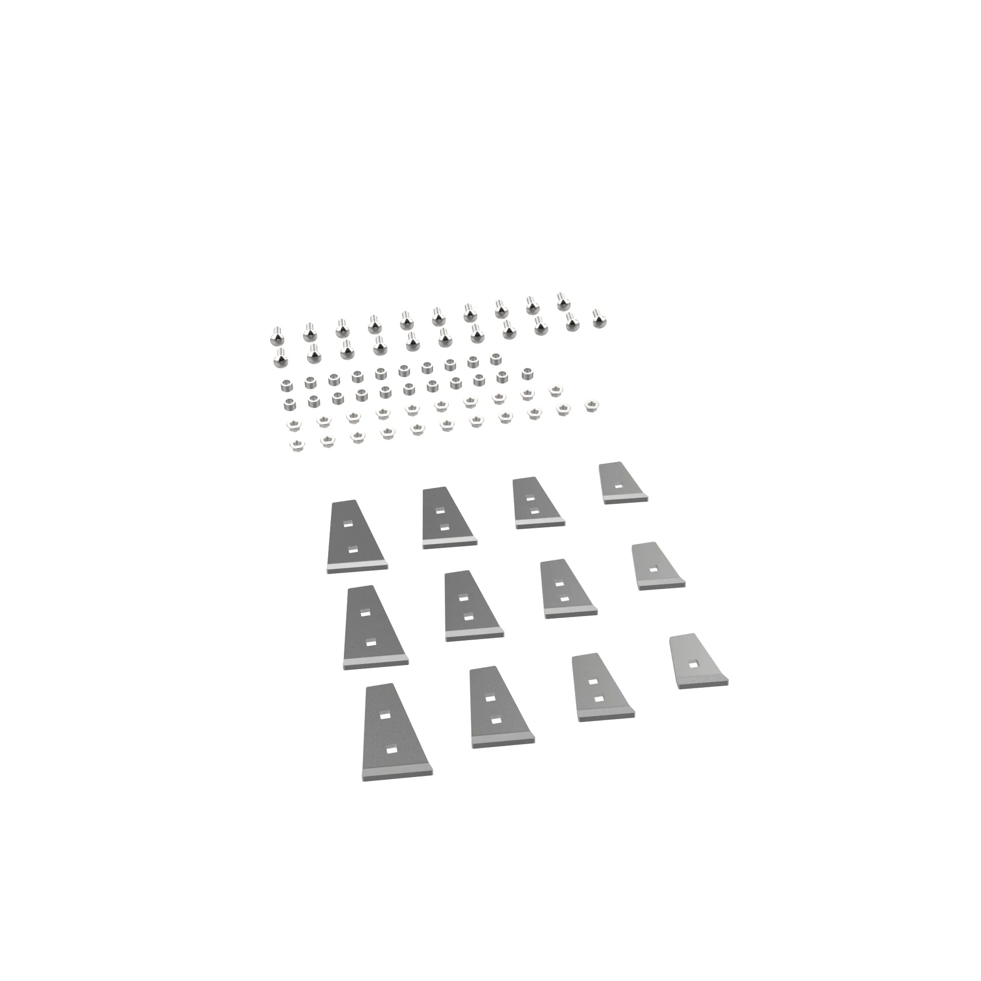 John Deere Standard Rice Wear Plate Kit - KXE10049