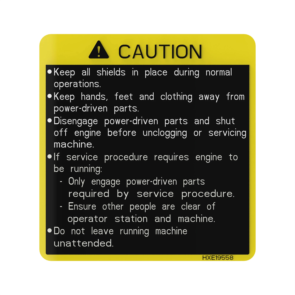 LABEL, (CAUTION)