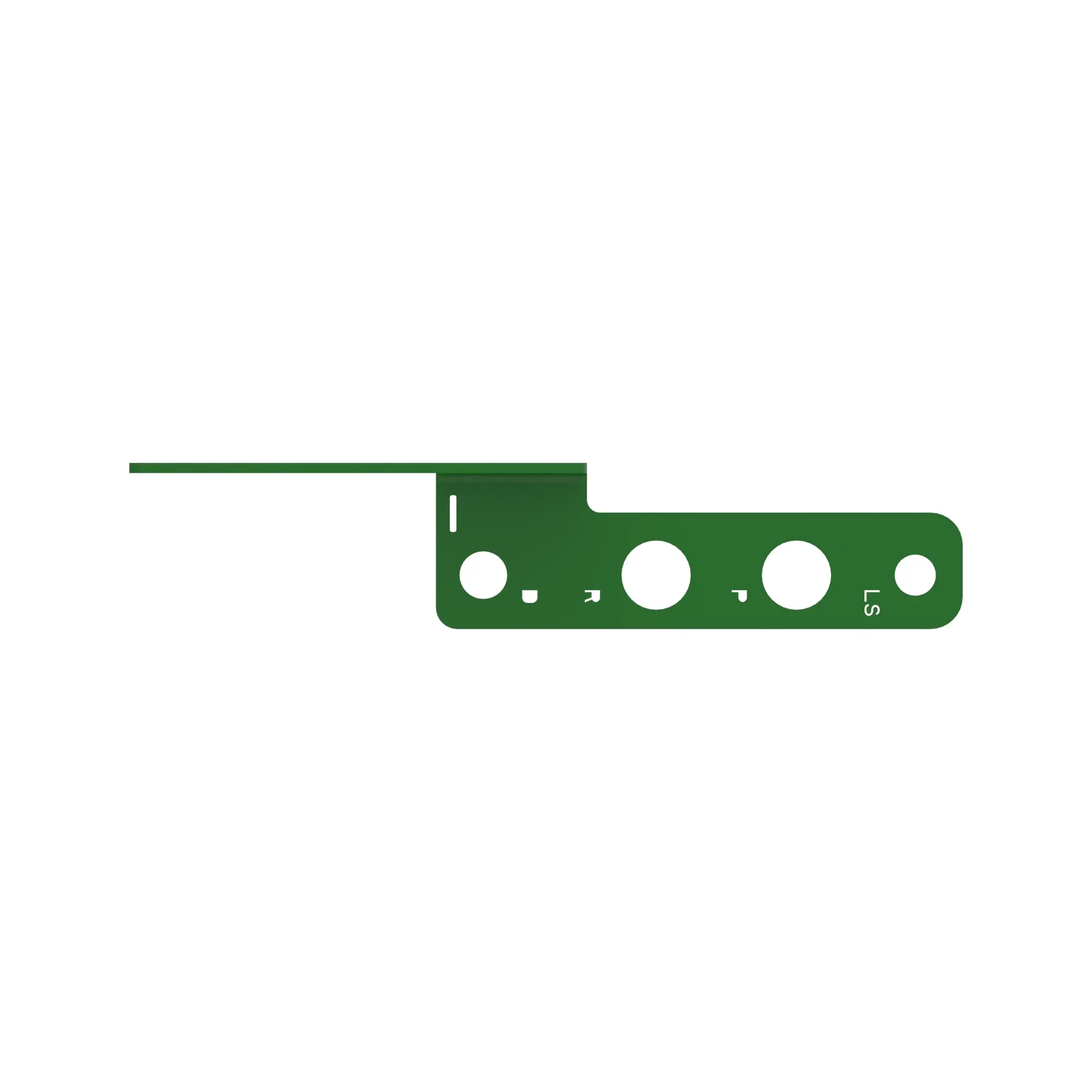 BRACKET, 1725C 12R PB BULKHEAD NON