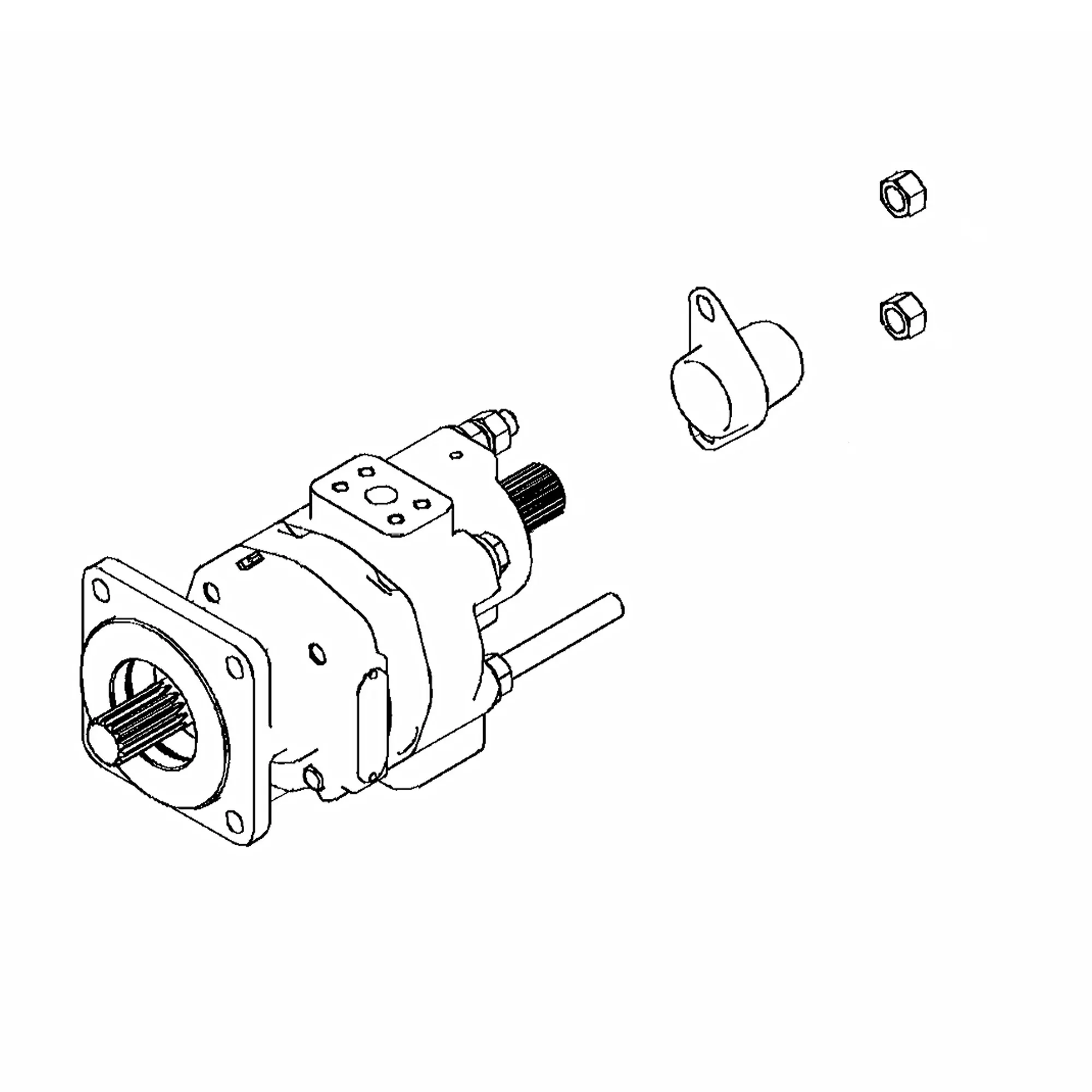 John Deere Hydraulic Pump Repair Kit - AT447153