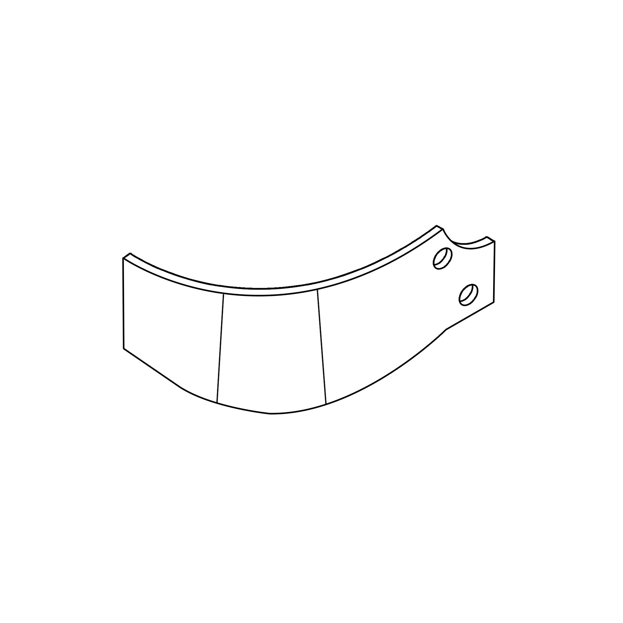 John Deere Right Side Helicoidal Blade - 5MH19100423