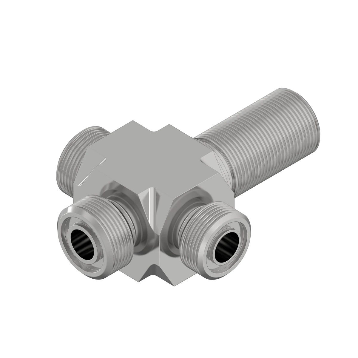Tee Fitting, Face Seal Cross Tee Fi
