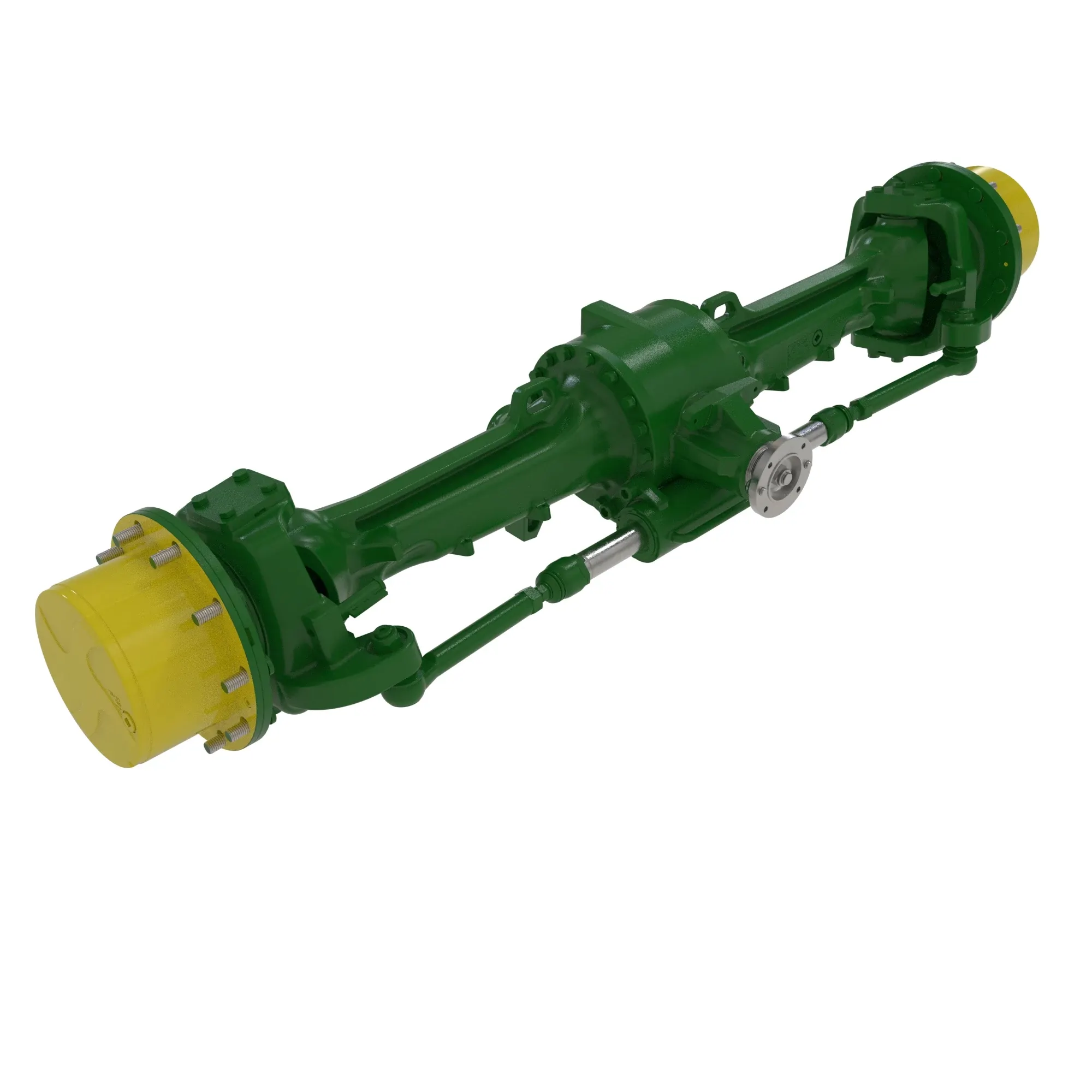 MFWD I=13.160 (DANA 10234951), M60HD, King Pin=8, Caster=12, Camber=1, M18 steering cylinder ports