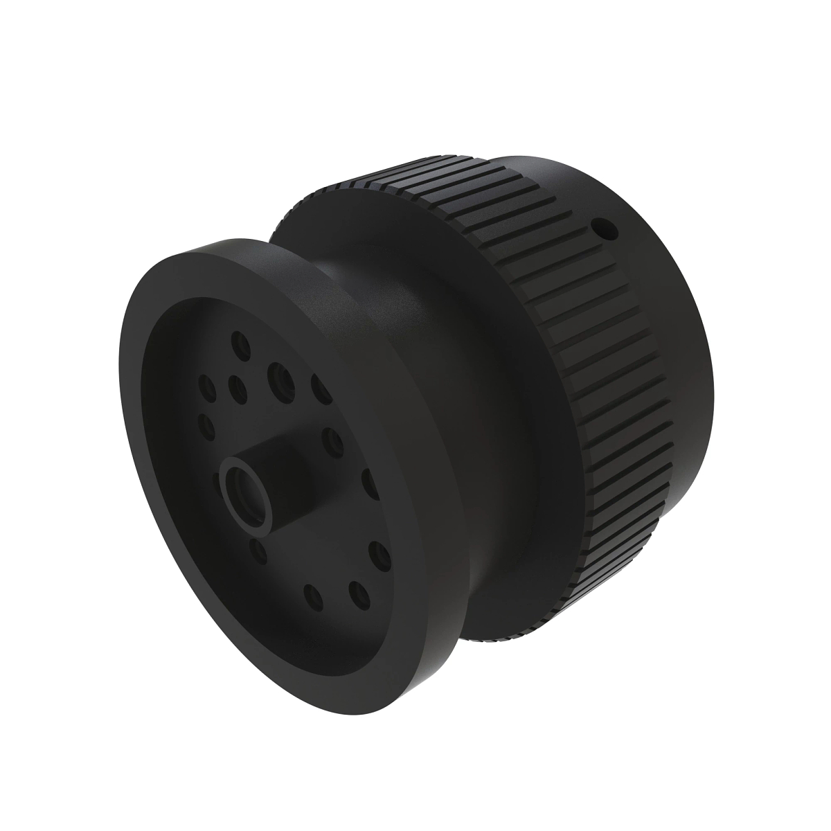 CONN DEUTSCH HDP20 14W MS BLK PLSTC