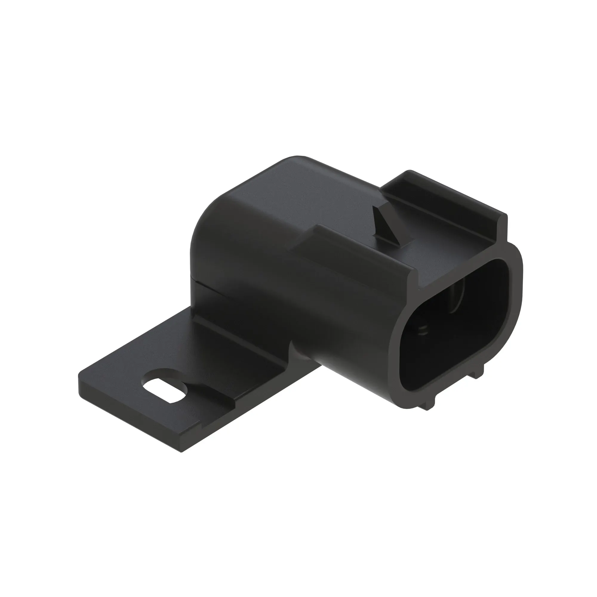 WHITE ES10 FUSE HOLDER CAP BLK PLST