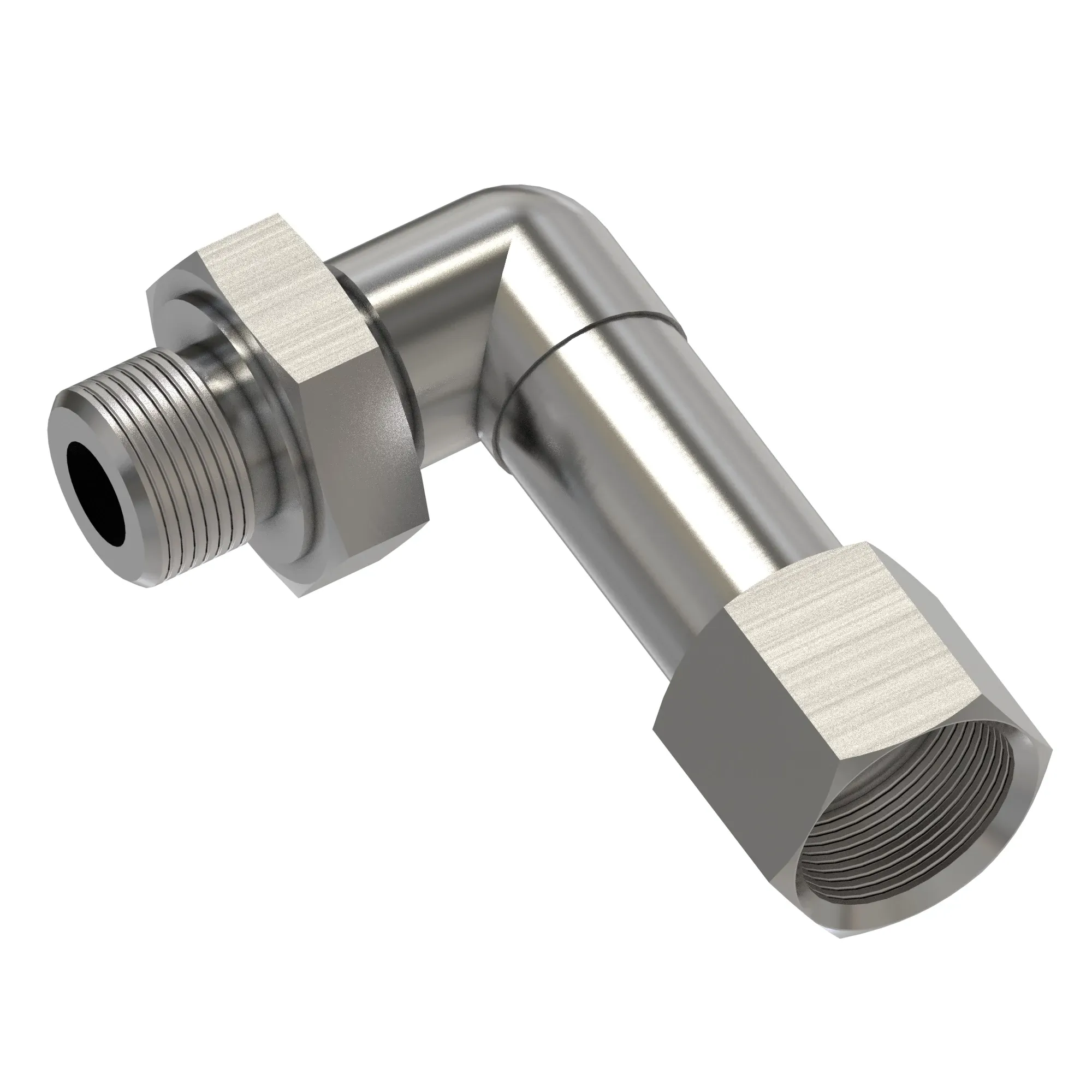 Elbow Fitting, Swivel Elbow, ORFS M