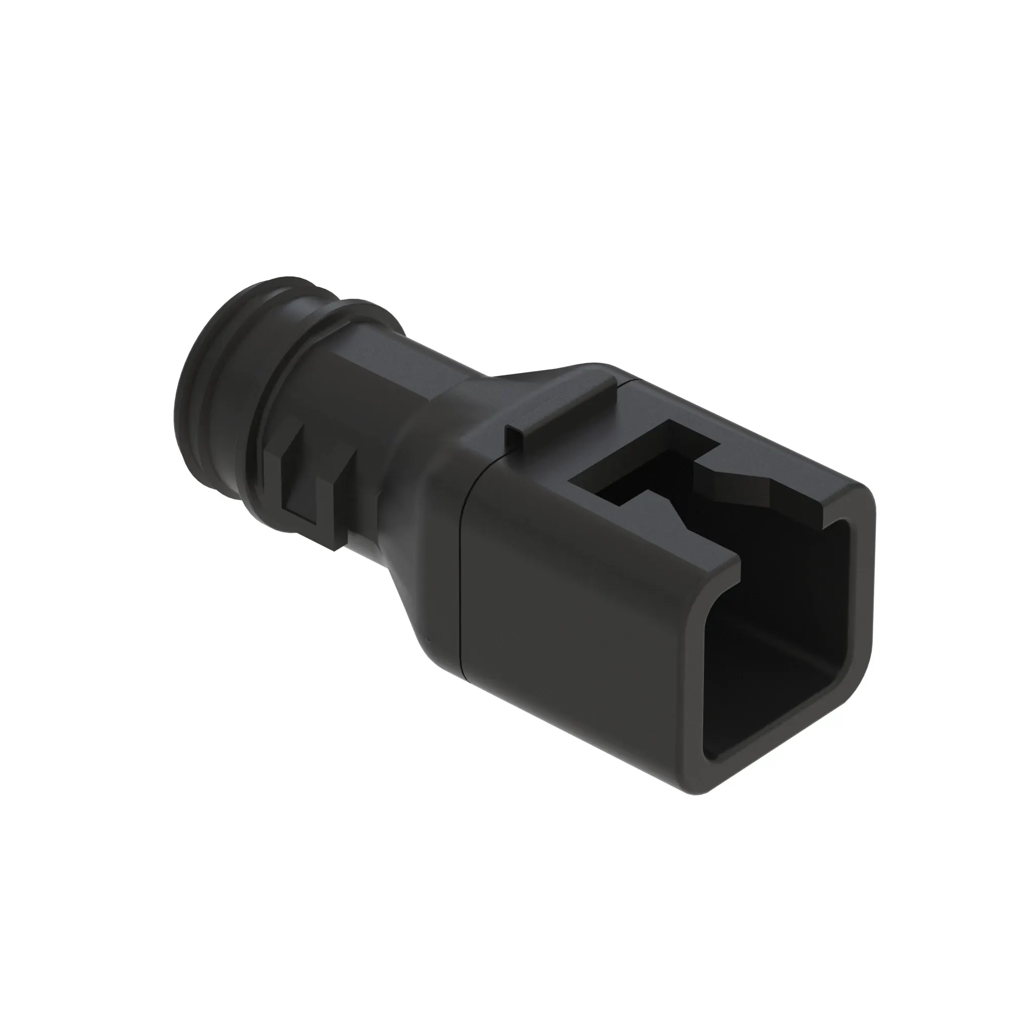 ACCY DEUTSCH DT BACKSHELL BLK PLSTC