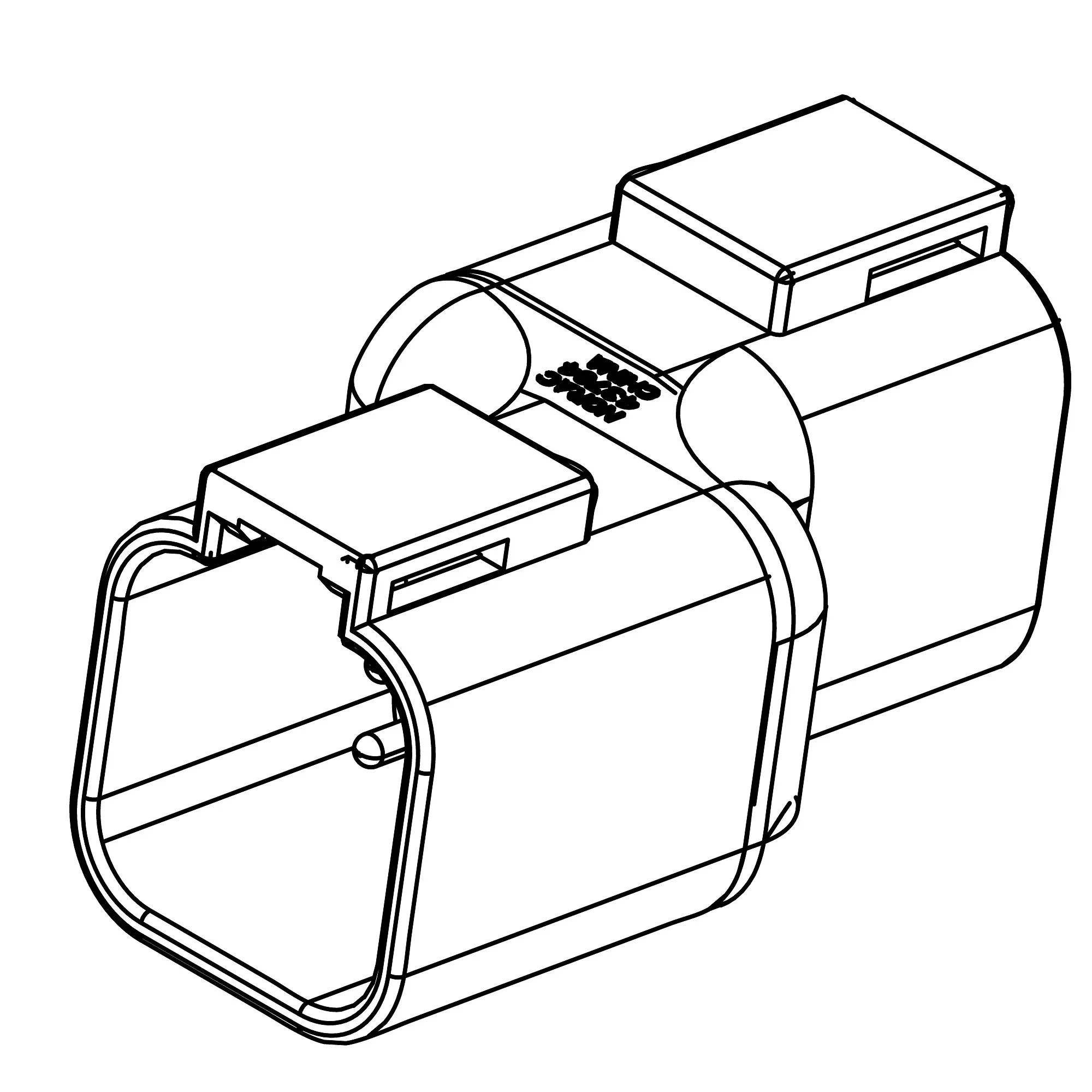 John Deere Hagie 3-Way Electrical Connector Assembly - 5HG693147
