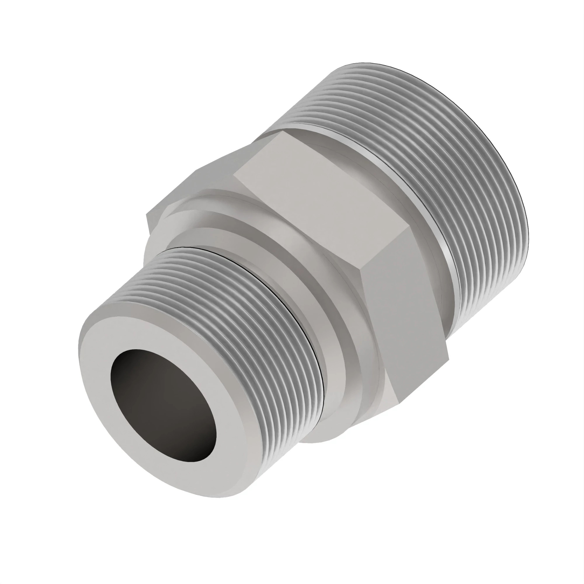 John Deere Stud Straight Flat Face Seal Adapter Fitting - T168064