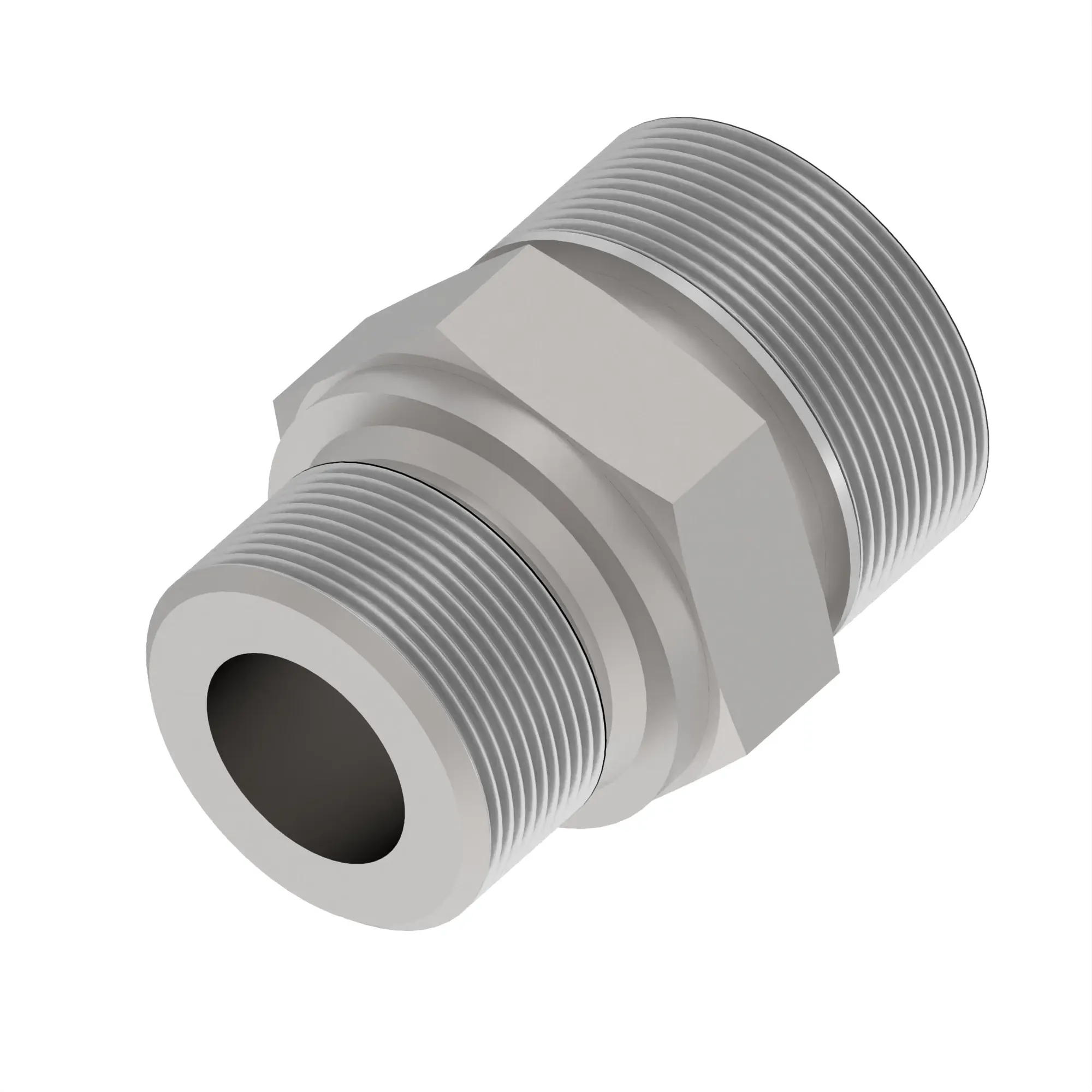 John Deere Stud Straight Flat Face Seal Adapter Fitting - T168064