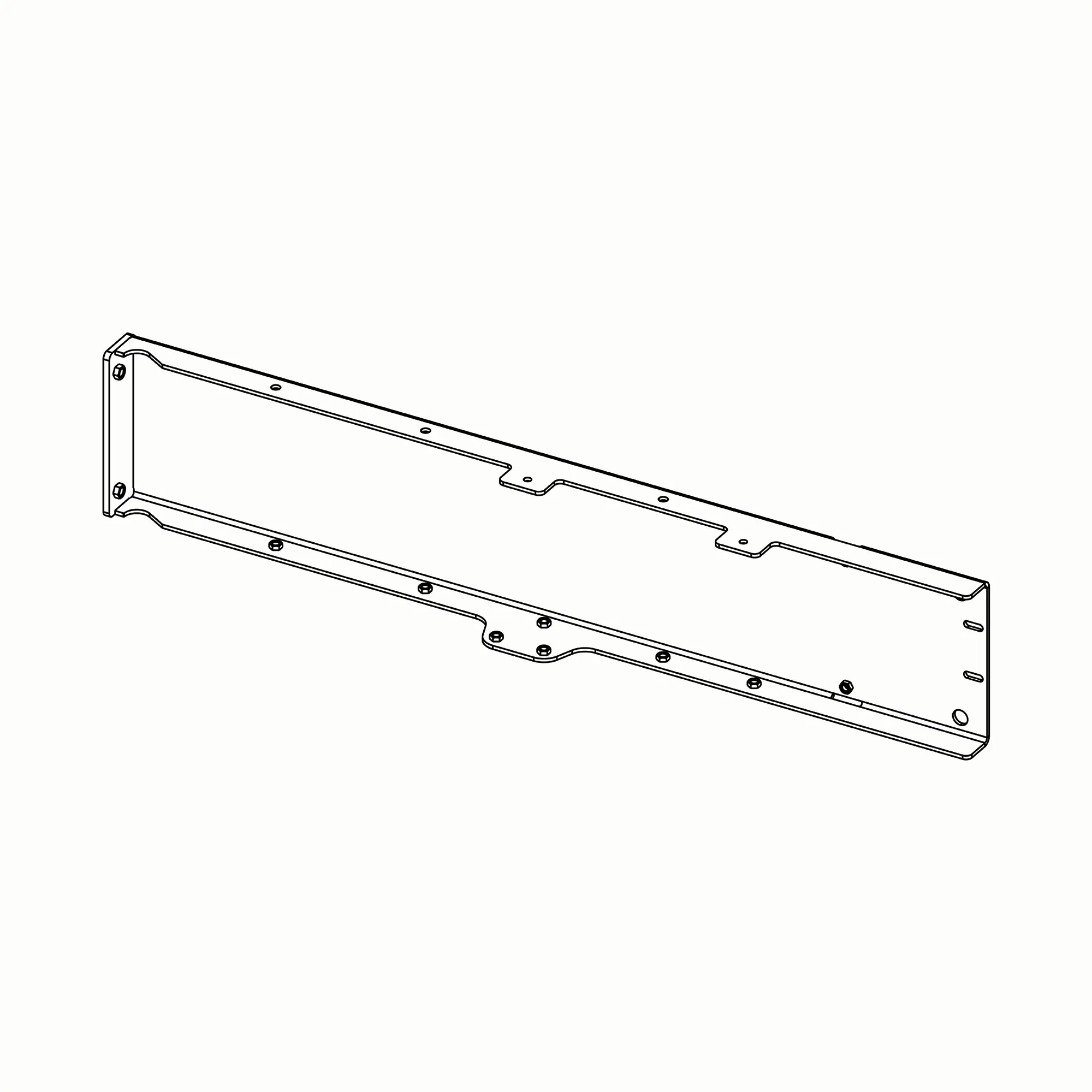 John Deere Engine Cooler Vertical Support - AT444914