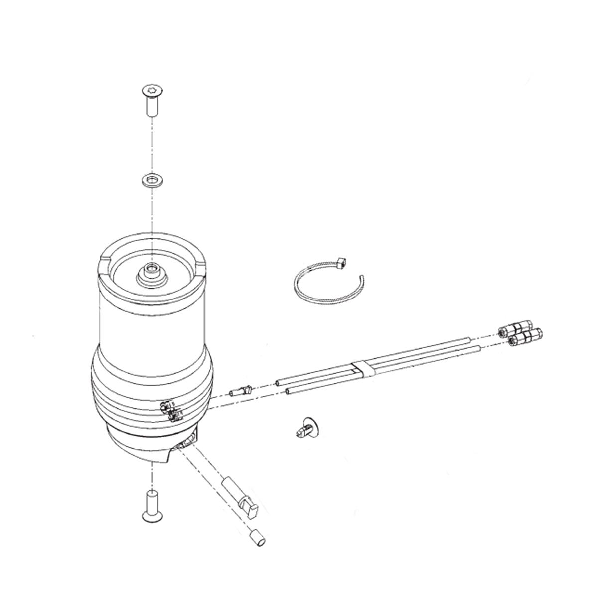 John Deere Operator's Seat Suspension Spring - AL166455