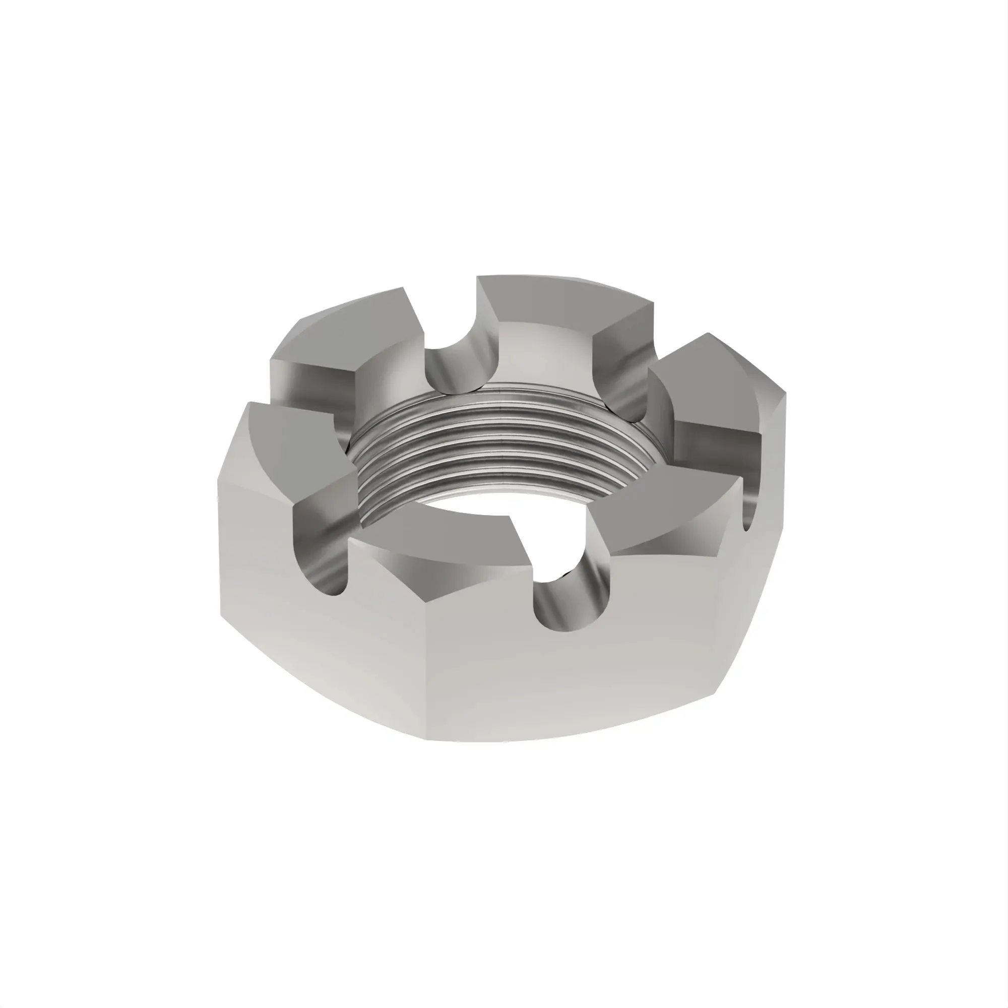 John Deere Hexagonal Slotted Nut, 1-1/2" - Q30778