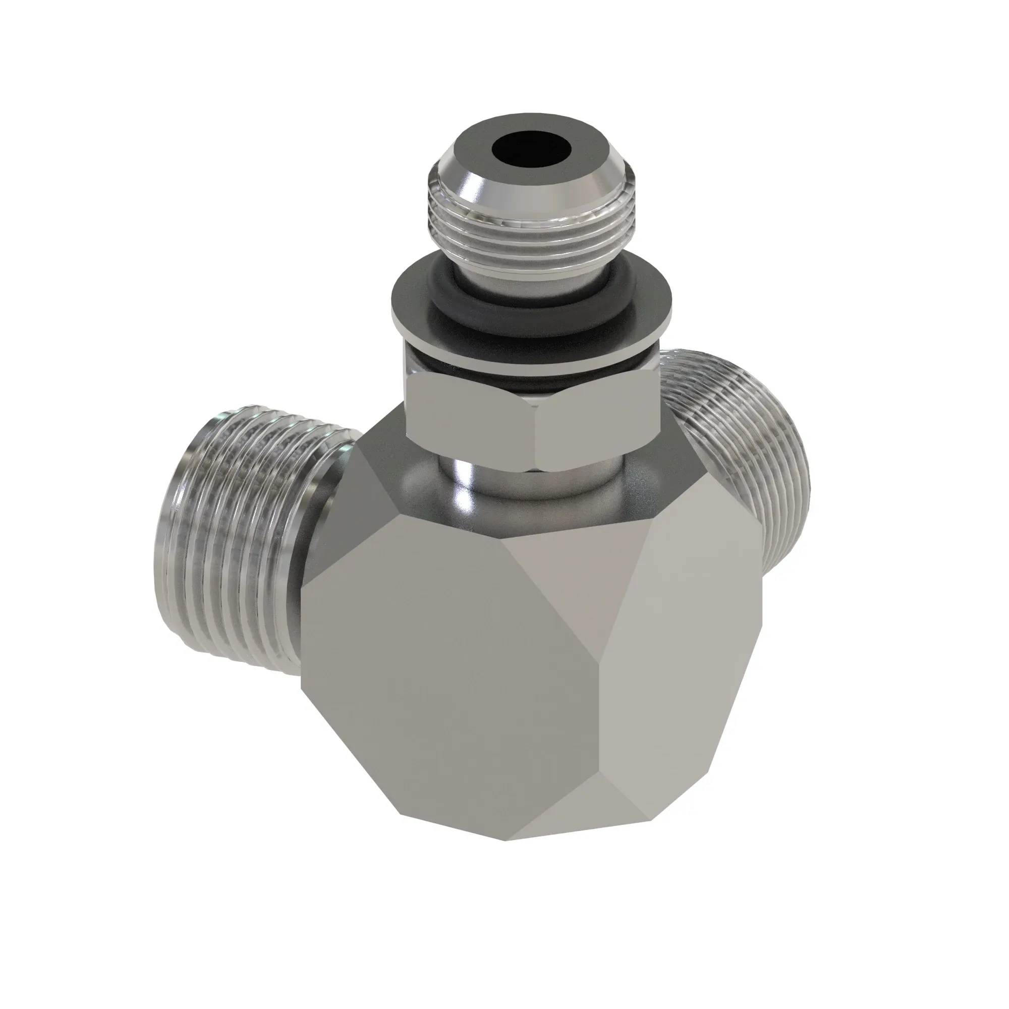 LATERAL TEE, ELECTROLESS NICKEL PLATED
