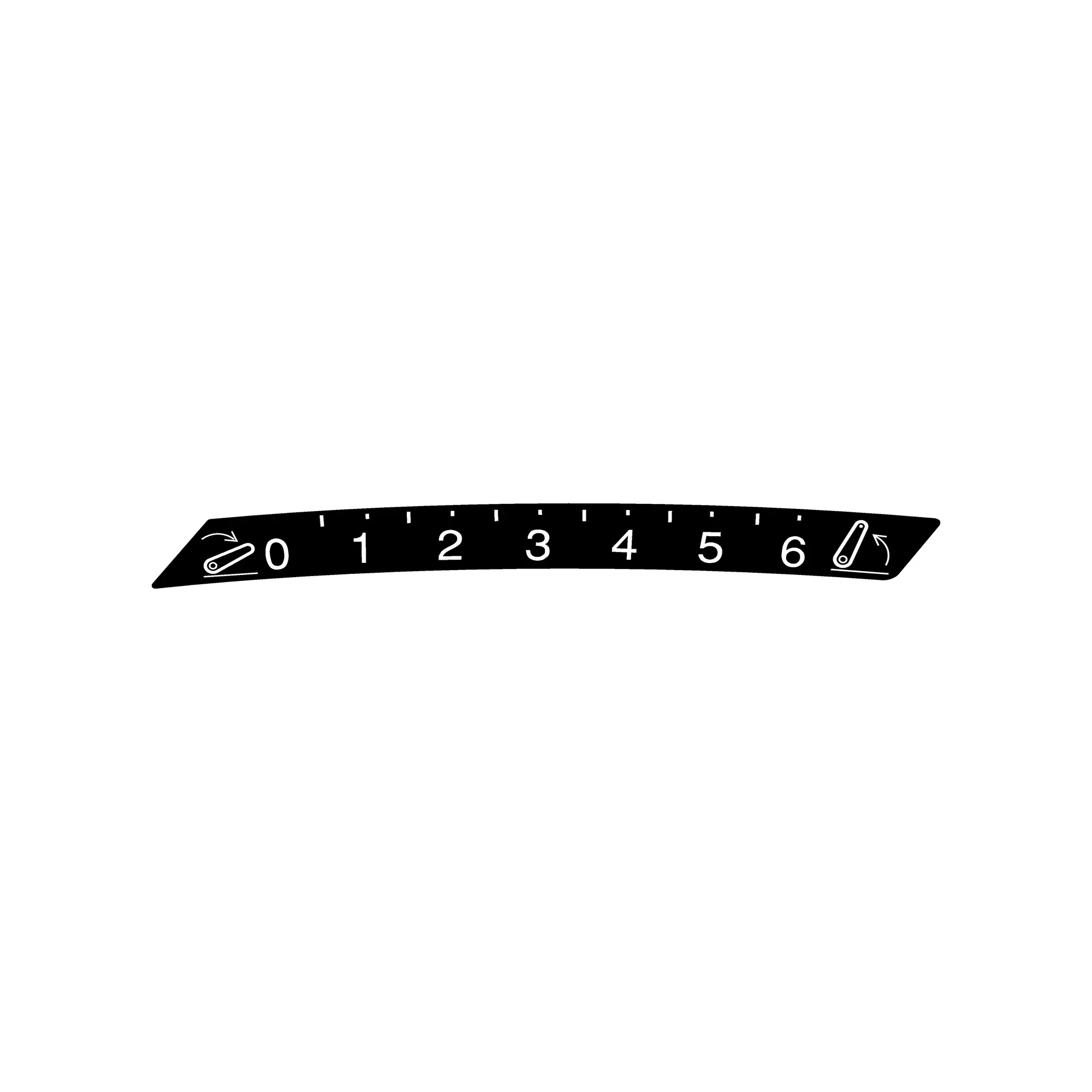 John Deere Rockshaft Range Label - LVU30148