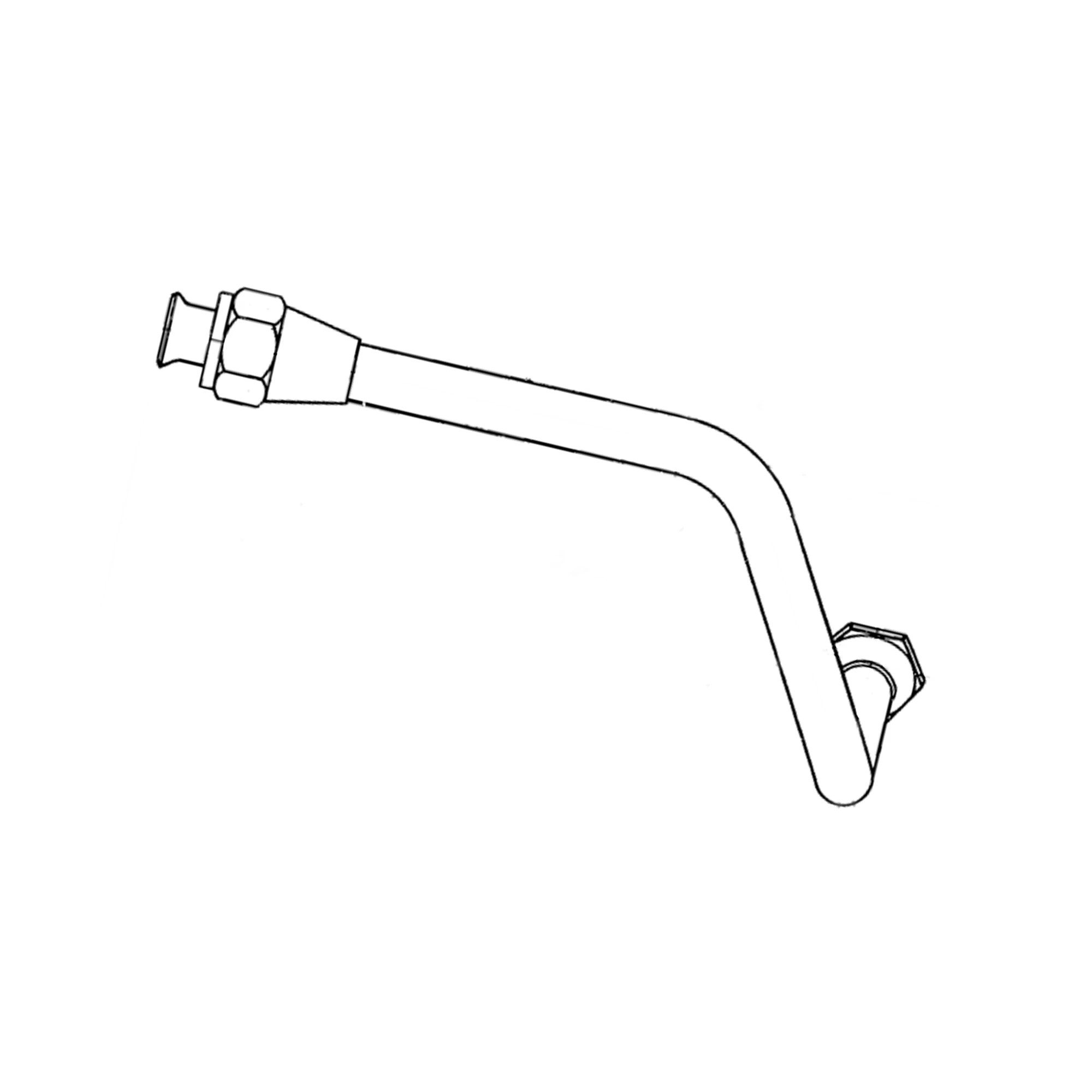 John Deere SCV Pressure Oil Line - AR26765