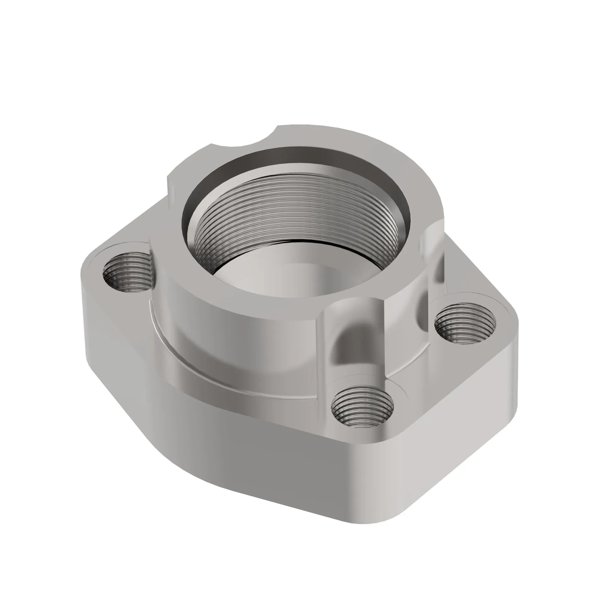 FLANGE FITTING, FITTING, O-RING POR