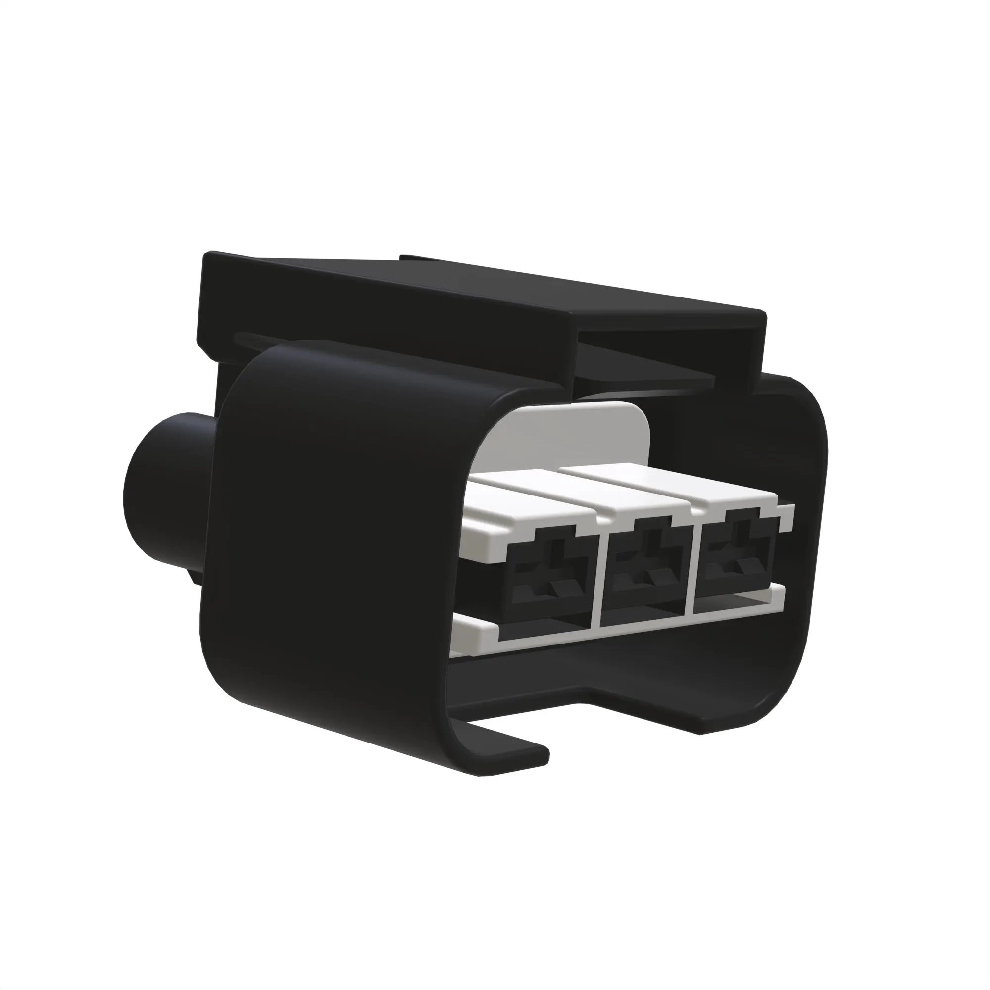 CONN TYCO SPT 3W MS BLK PLSTC