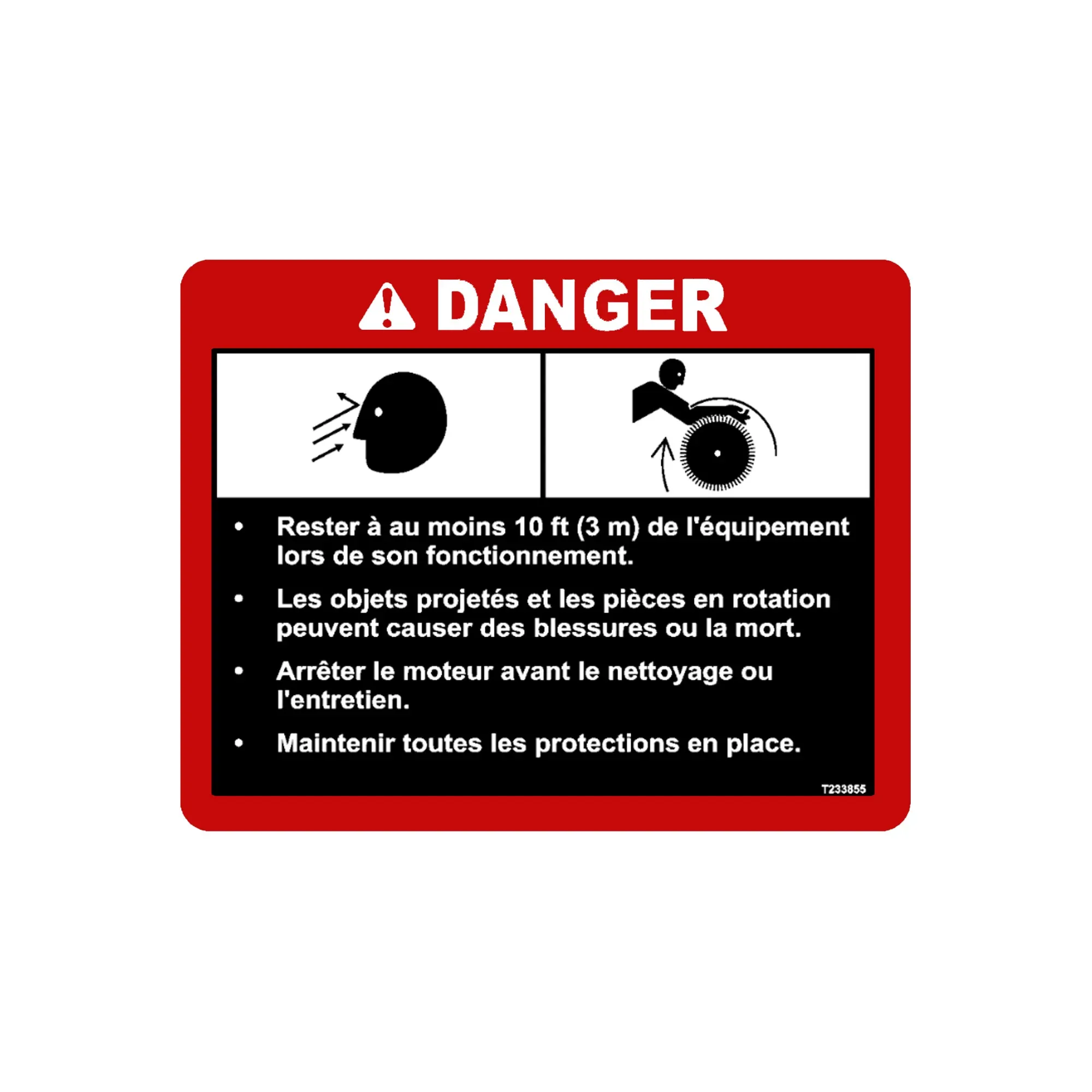 John Deere Safety Sign - T233855