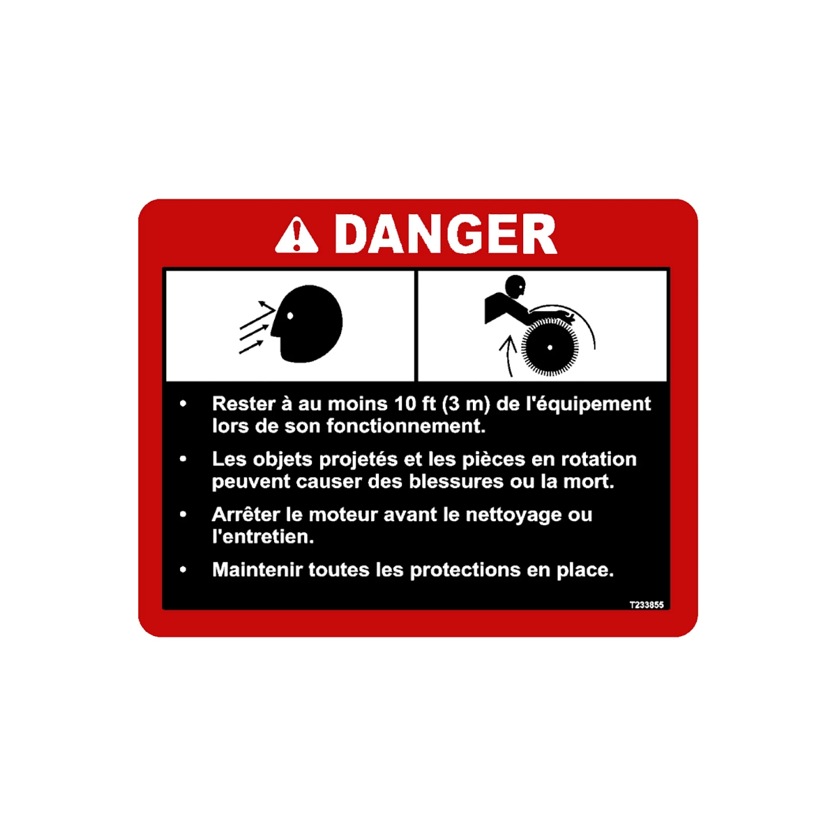 Label, Danger, French Flying Object