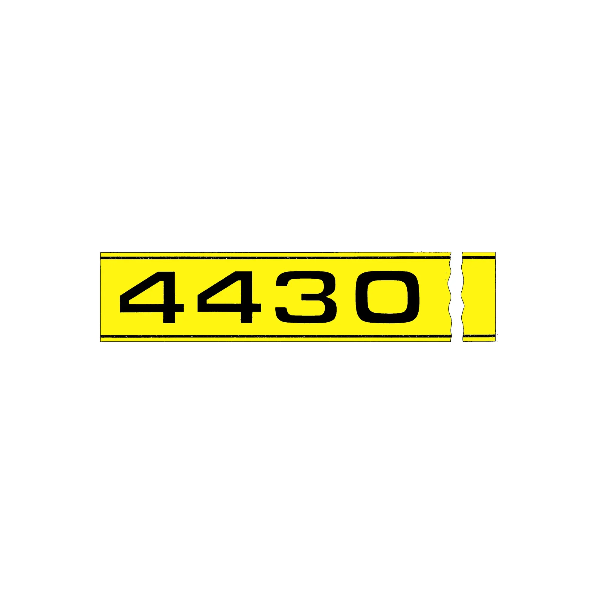 John Deere 4430 Model Label, Left Side - R63423