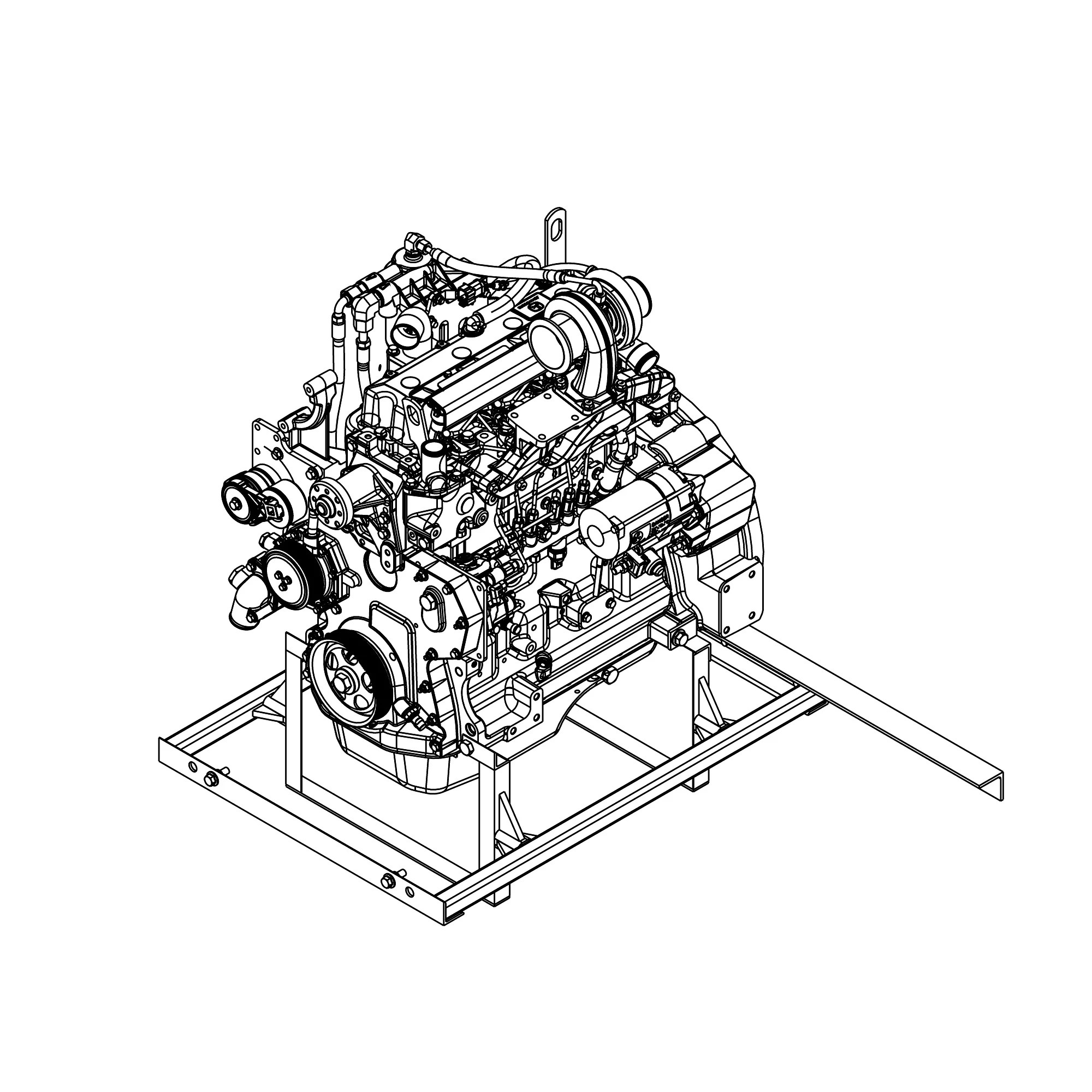⚙️ PE11046: Motor Diésel, 4,5 Litros John Deere 🚜✅