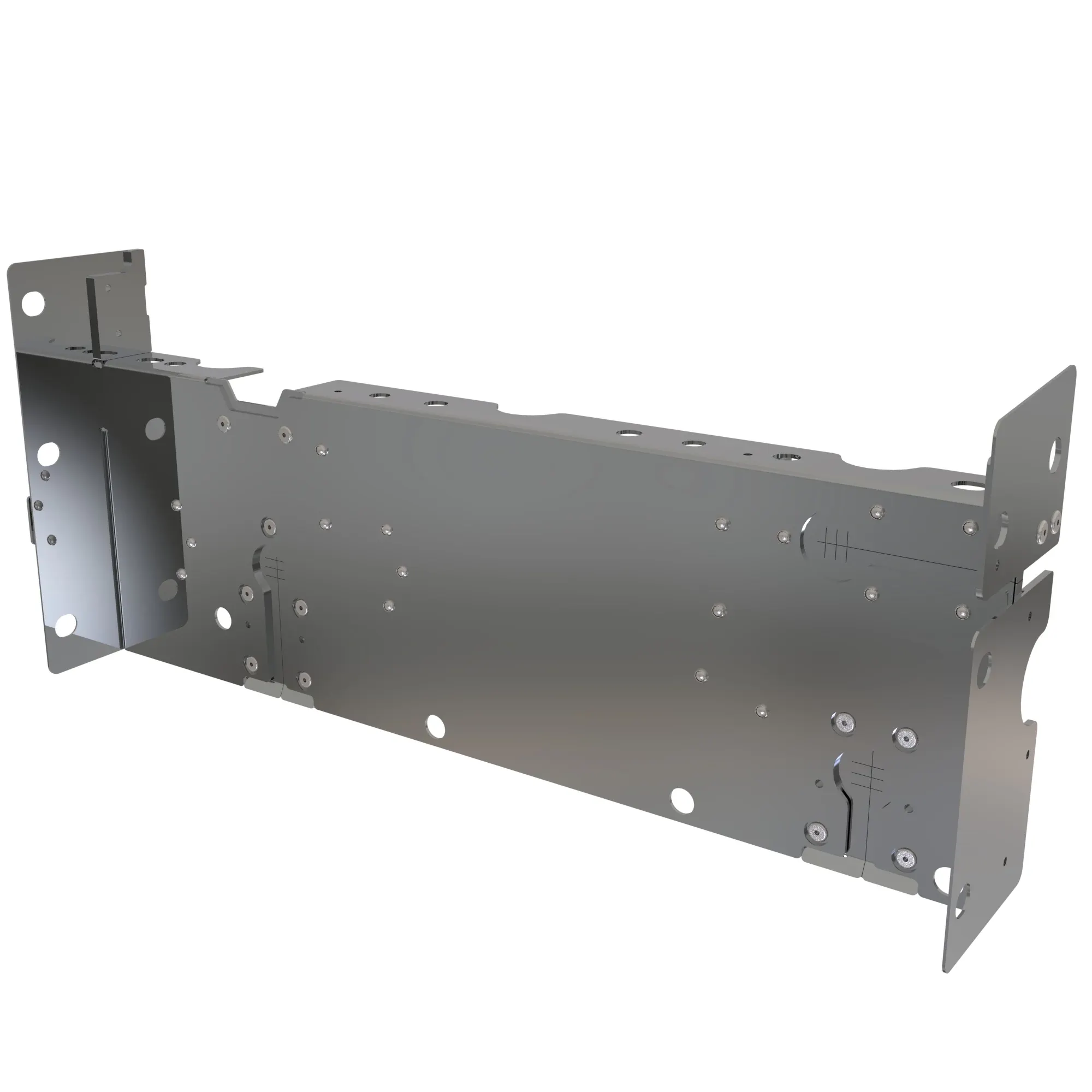 BACKPLATE CASSETTE RISER FOR COOLANT 
SINGLE TURBO CLADDING