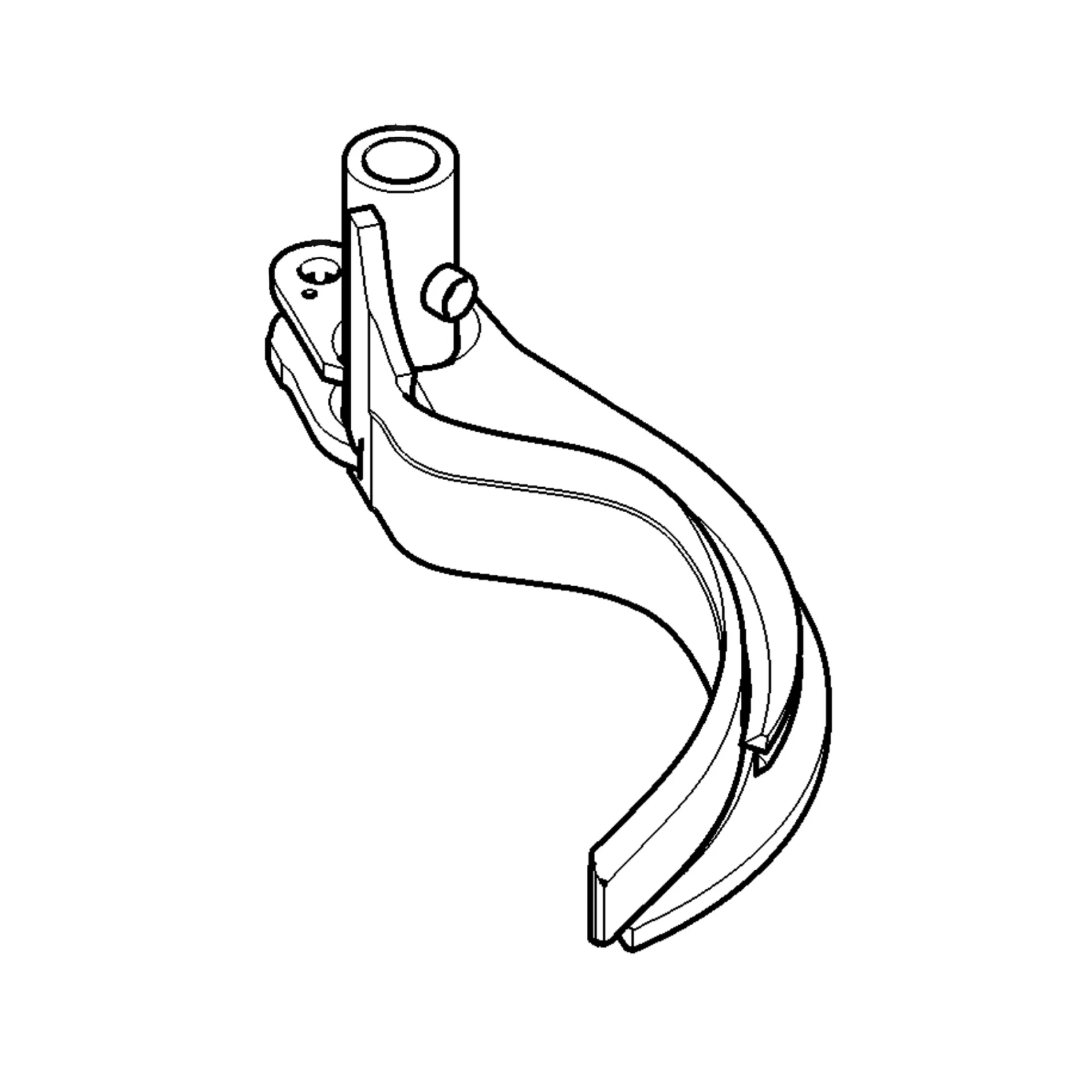 John Deere Upper Knife Left Delimber - F691440