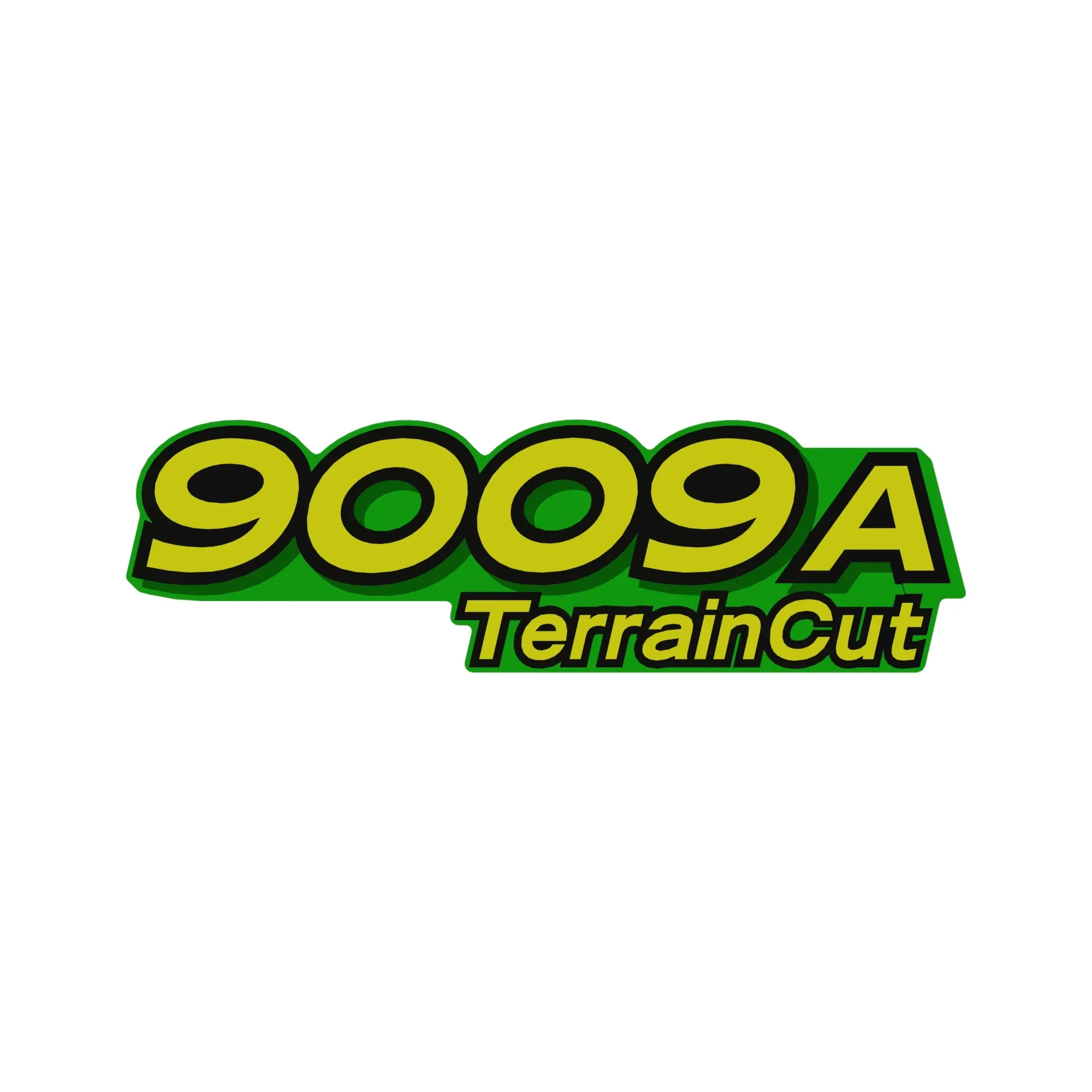 John Deere 9009A Model Label - TCU36867