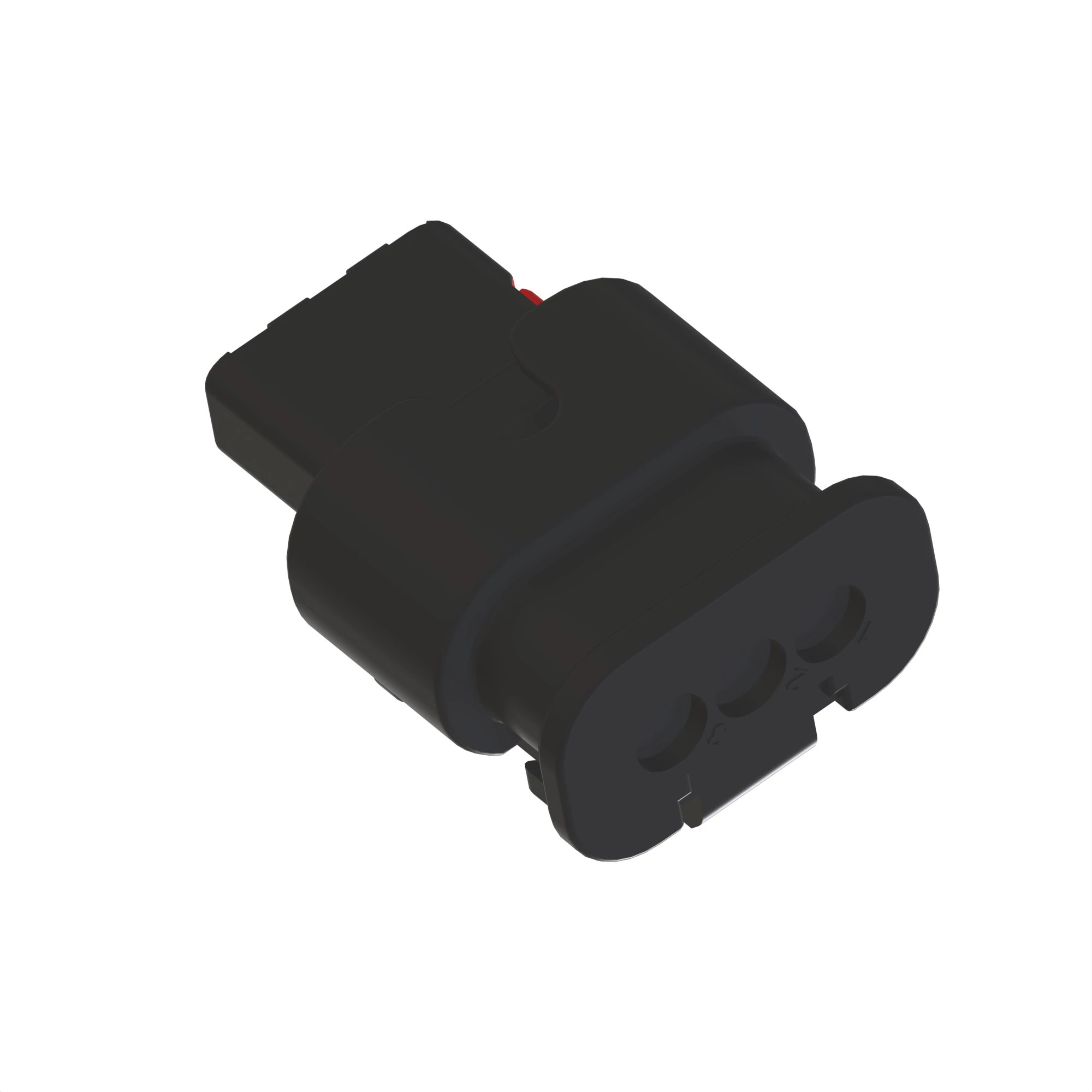 CONN TYCO MCON 3W FS BLK PLSTC