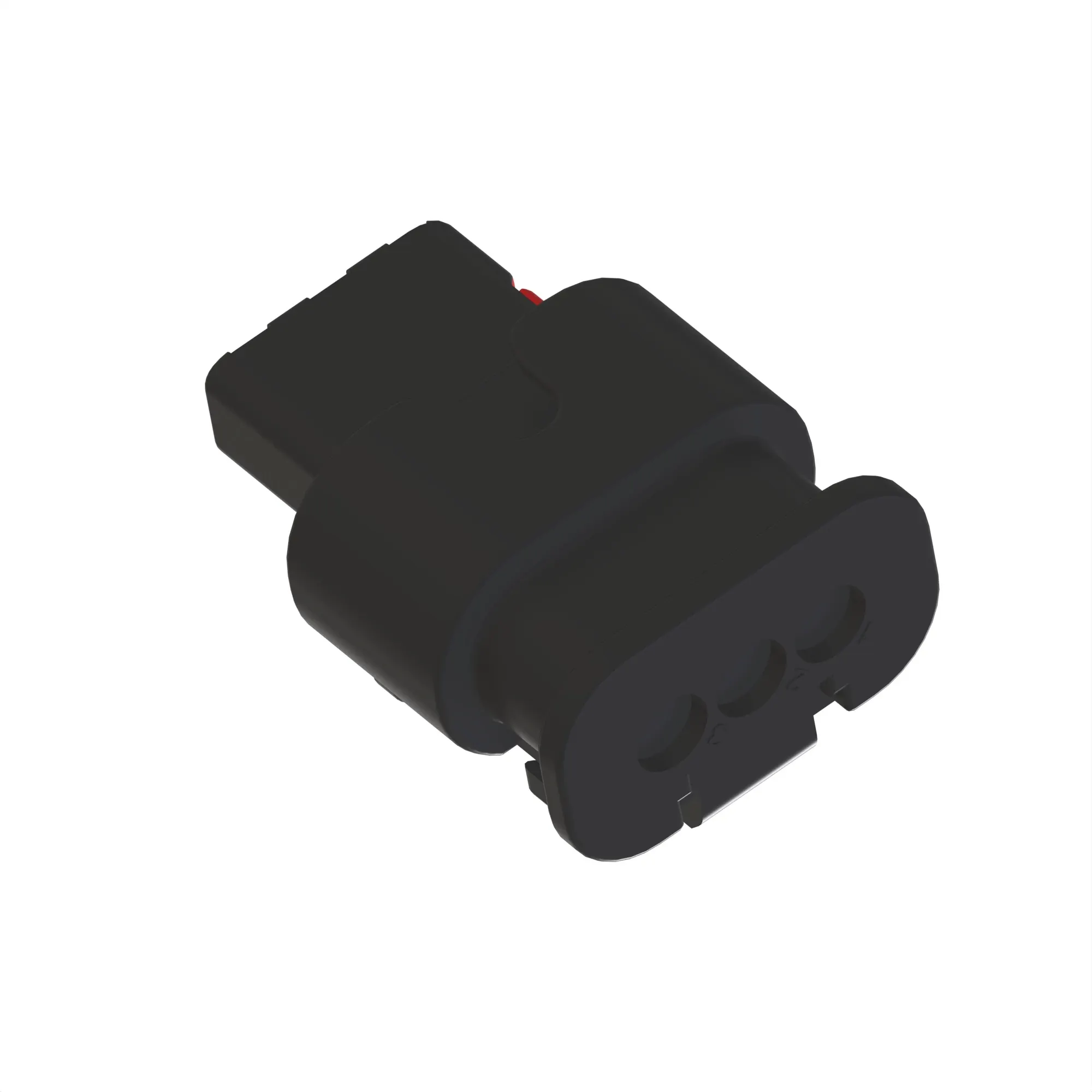 Conn Tyco Mcon 3W Fs Blk Plstc