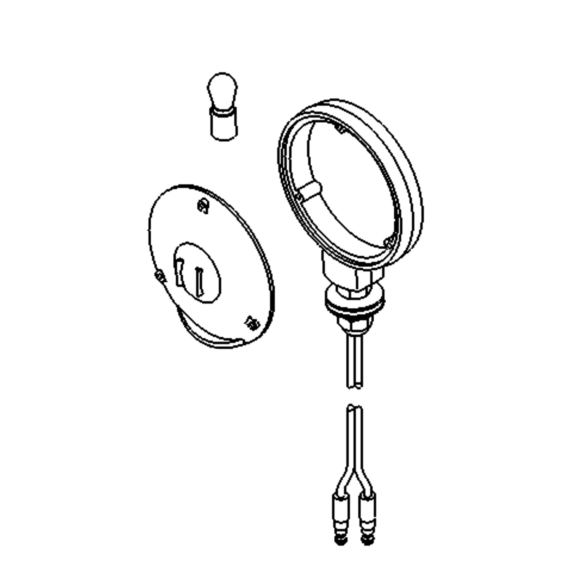 LAMP, MARKER, WHITE/BLACK, EU