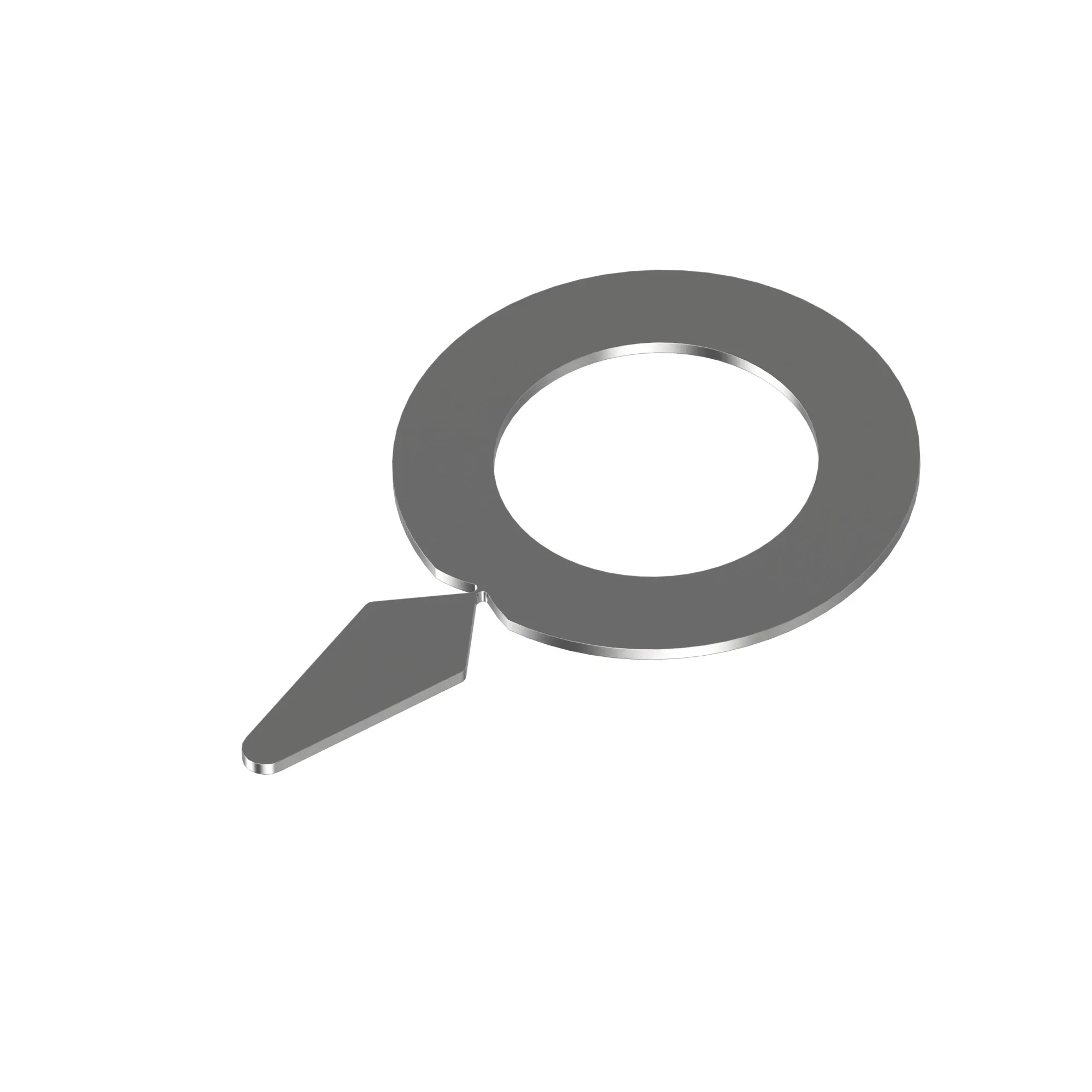 John Deere Metallic Circular Shim with Tab - T419342