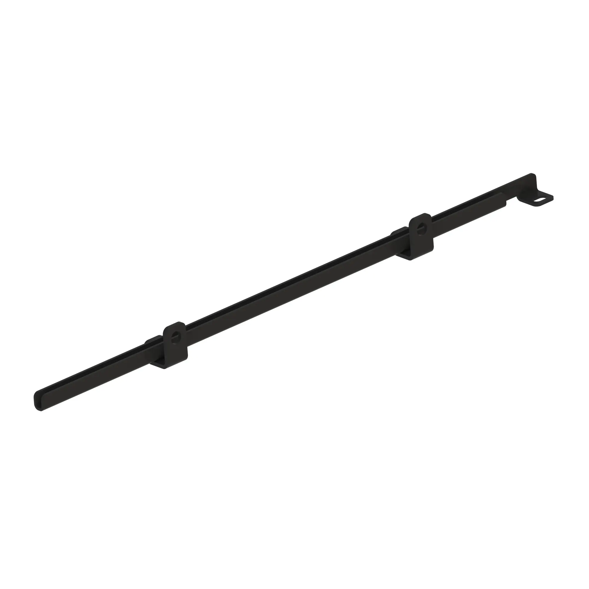 Radiator screen bottom guide